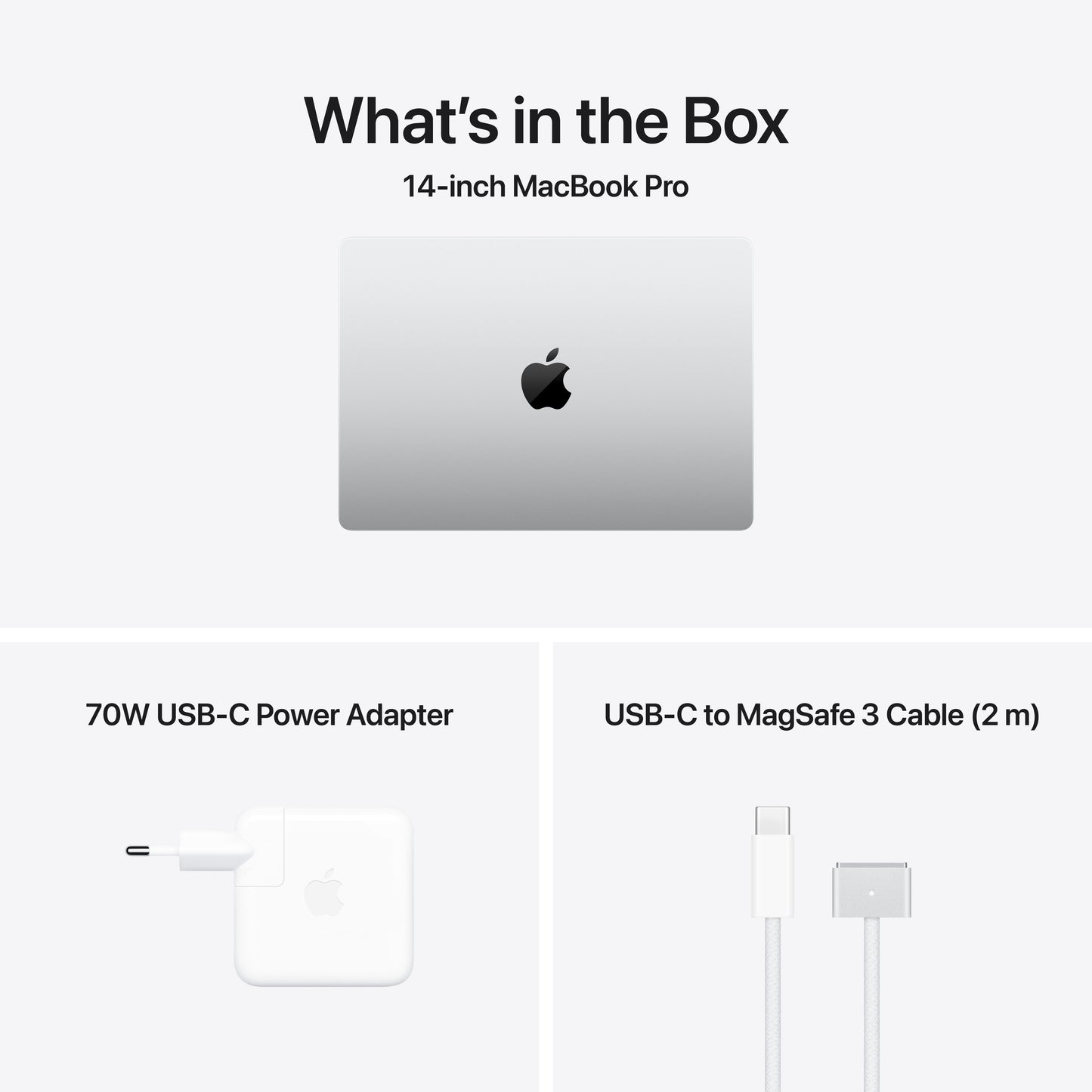 14-inch MacBook Pro: Apple M5 Pro chip with 15‑CORE CPU and 16‑CORE GPU, 24GB, 2TB SSD - Silver