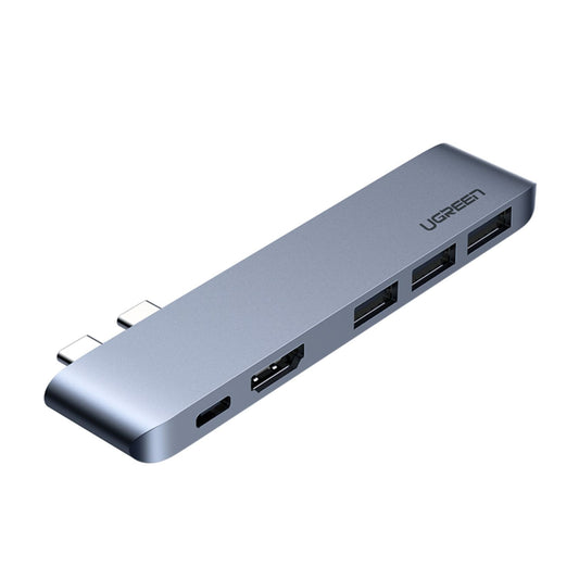 5-IN-2 Type C HUB Macbook Pro/Air Silver