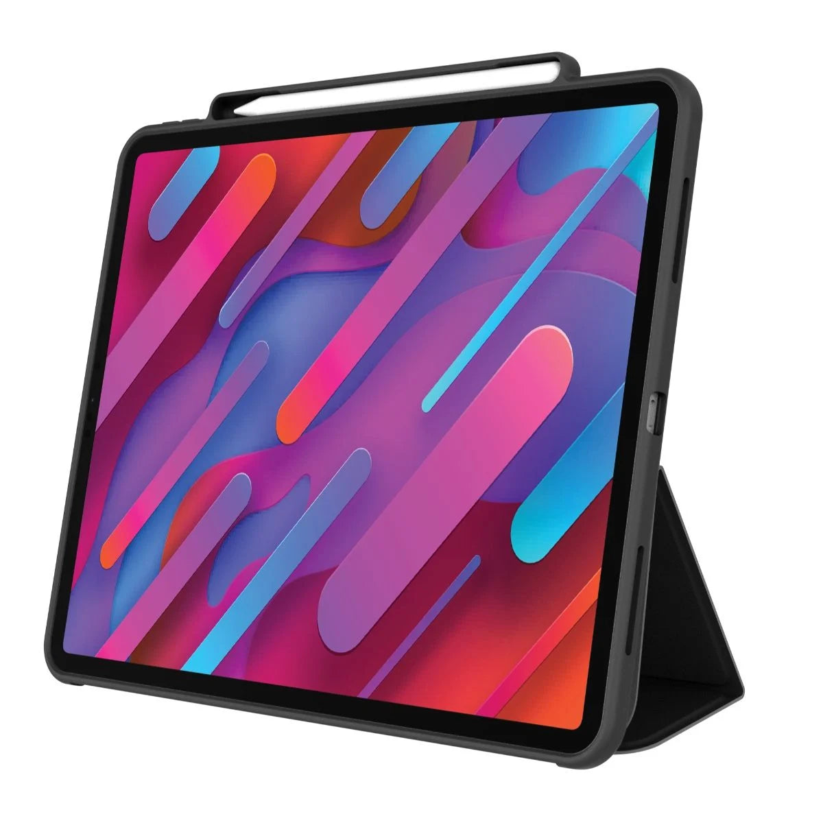 Moov Aspect Tri-Fold Case with Pencil Holder for iPad Air 13-inch/Pro 12.9-inch - Black