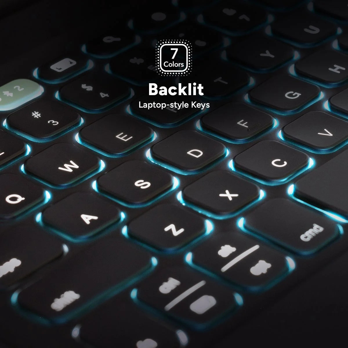 Zagg Keyboard Pro Keys 2 for iPad Air 11-inch (M4/M3/M2)/ iPad Air 10.9-inch (5th & 4th Gen) - Black