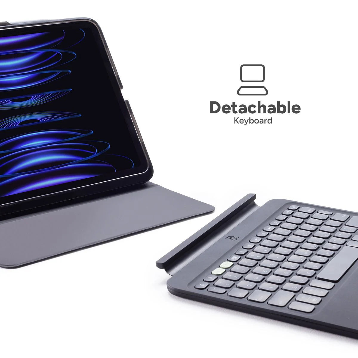 Zagg Keyboard Pro Keys 2 for iPad Air 11-inch (M4/M3/M2)/ iPad Air 10.9-inch (5th & 4th Gen) - Black