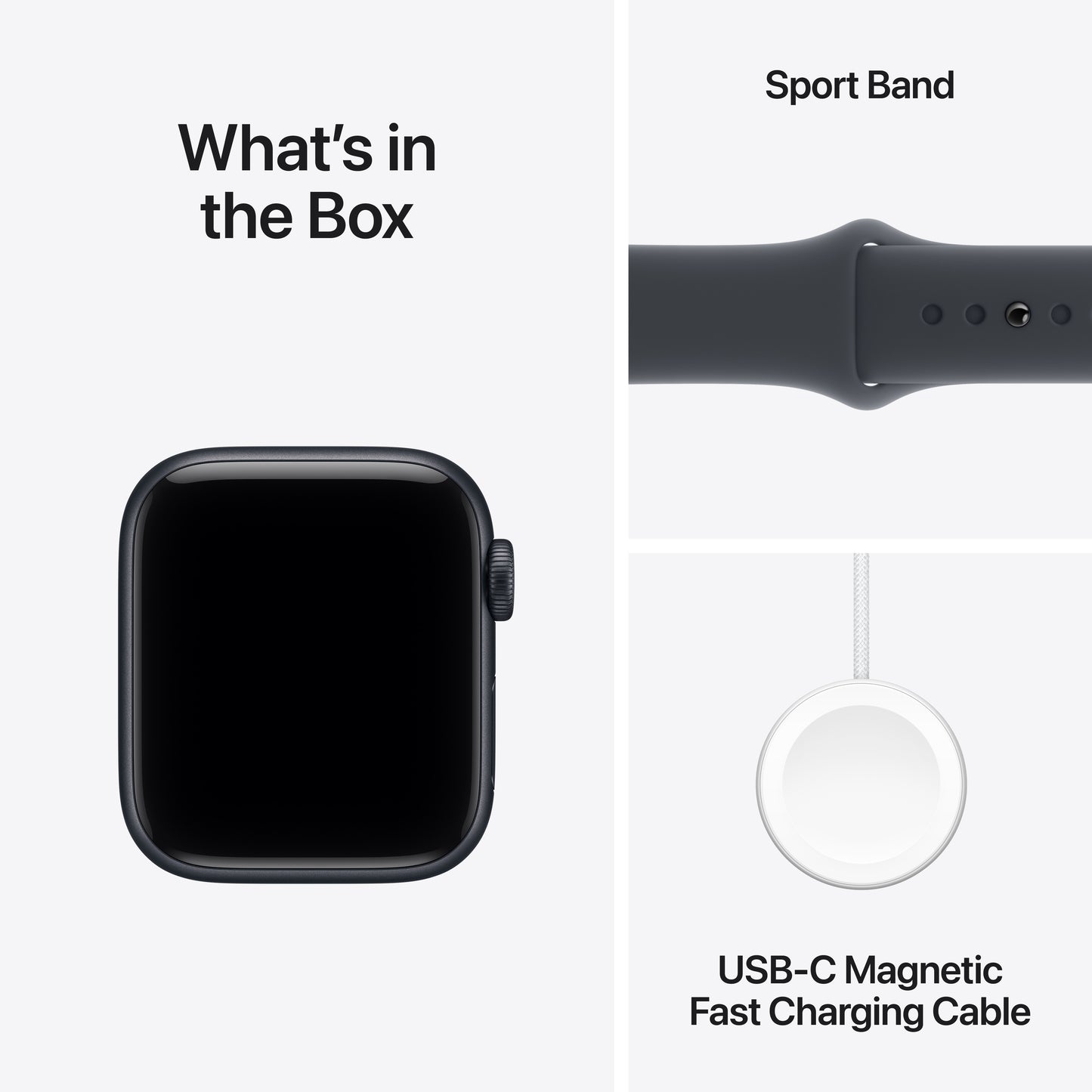 Apple Watch SE 3 GPS 40mm Midnight Aluminium Case with Midnight Sport Band