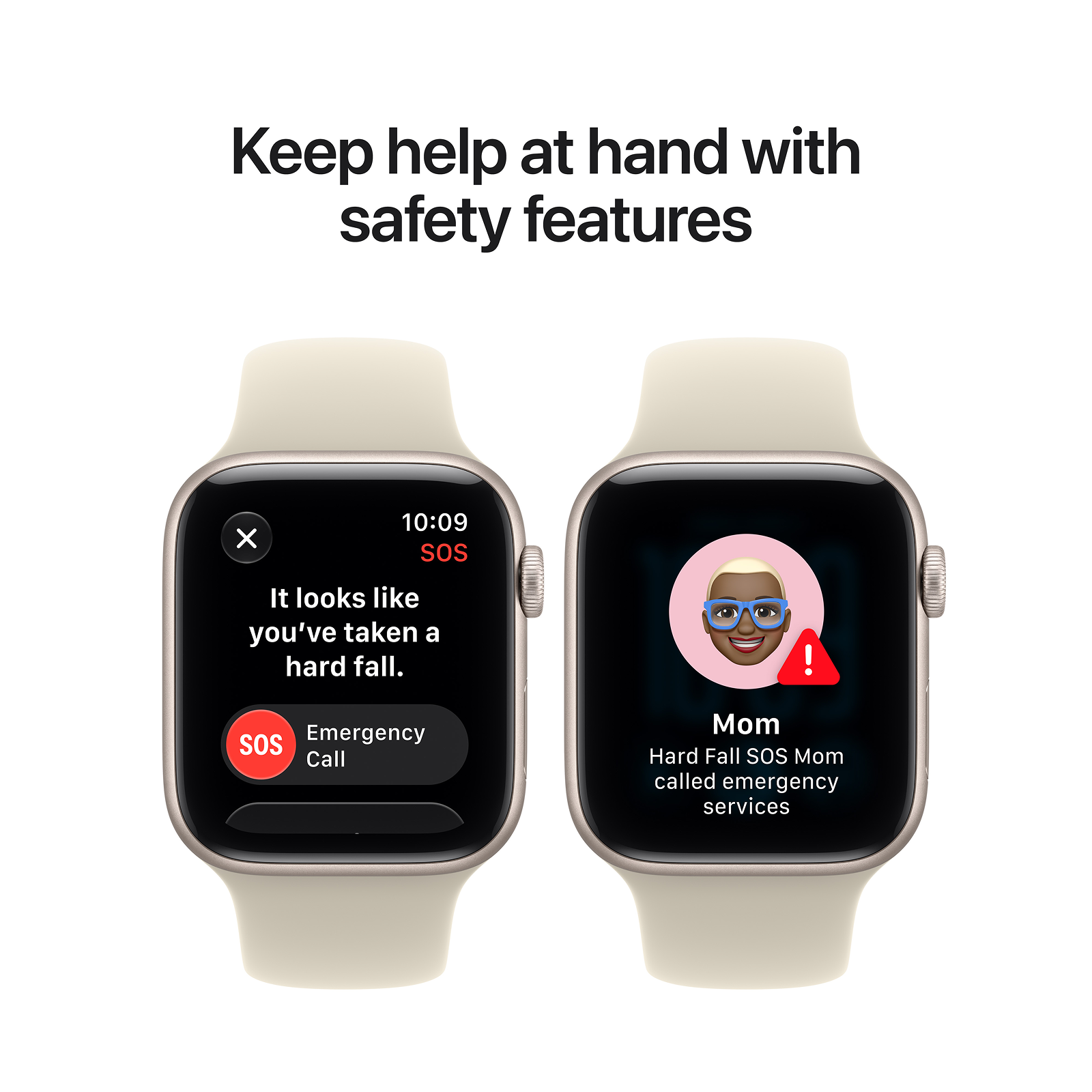 Apple Watch SE 3 GPS 44mm Midnight Aluminium Case with Navy Blue Sport Band - M/L