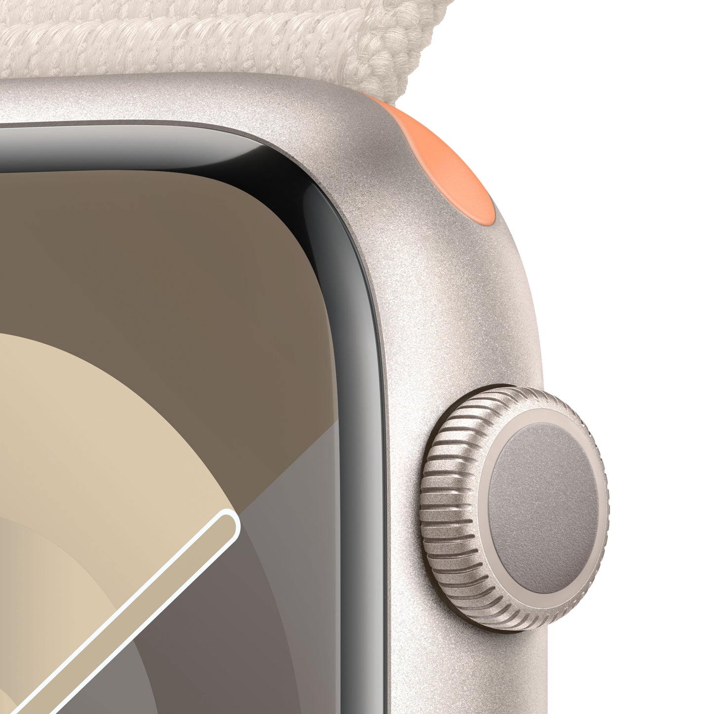 Apple Watch Series 9 GPS 45mm Starlight Aluminium Case