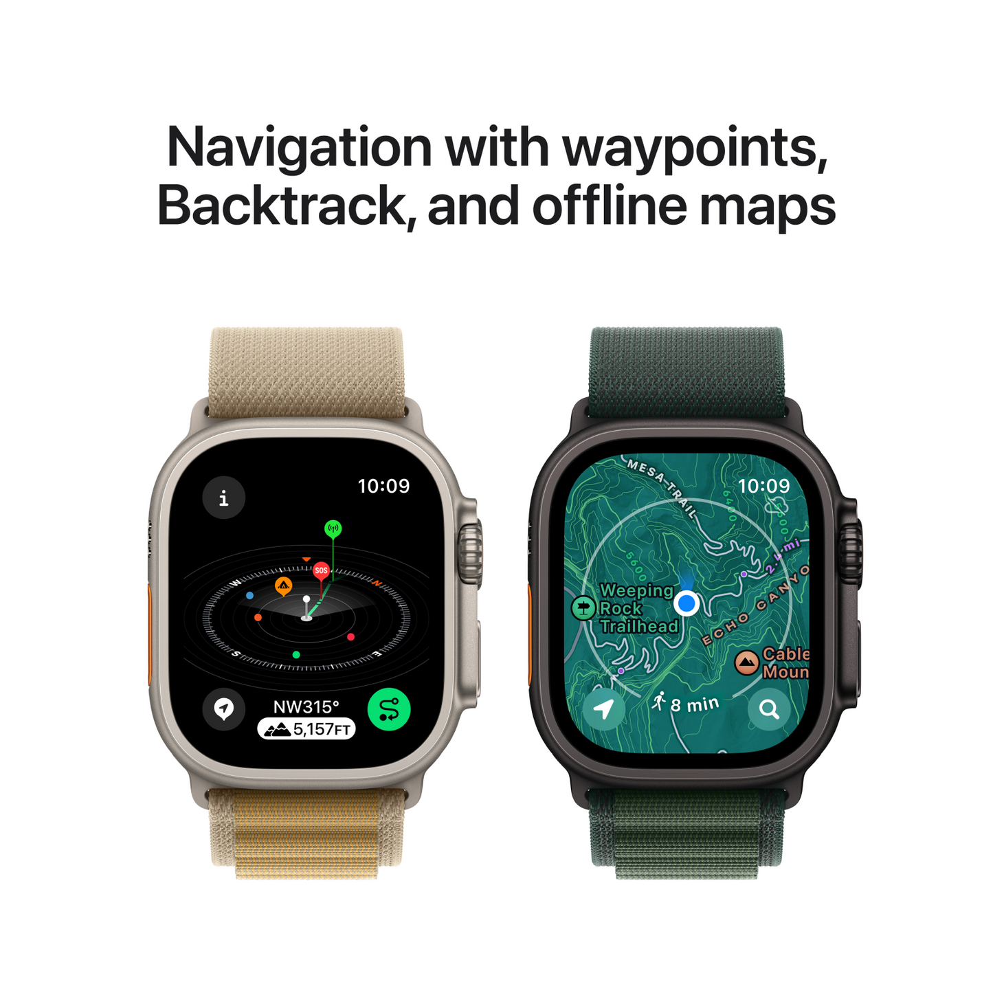 Apple Watch Ultra 2 GPS + Cellular 49mm - Blue Trail Loop