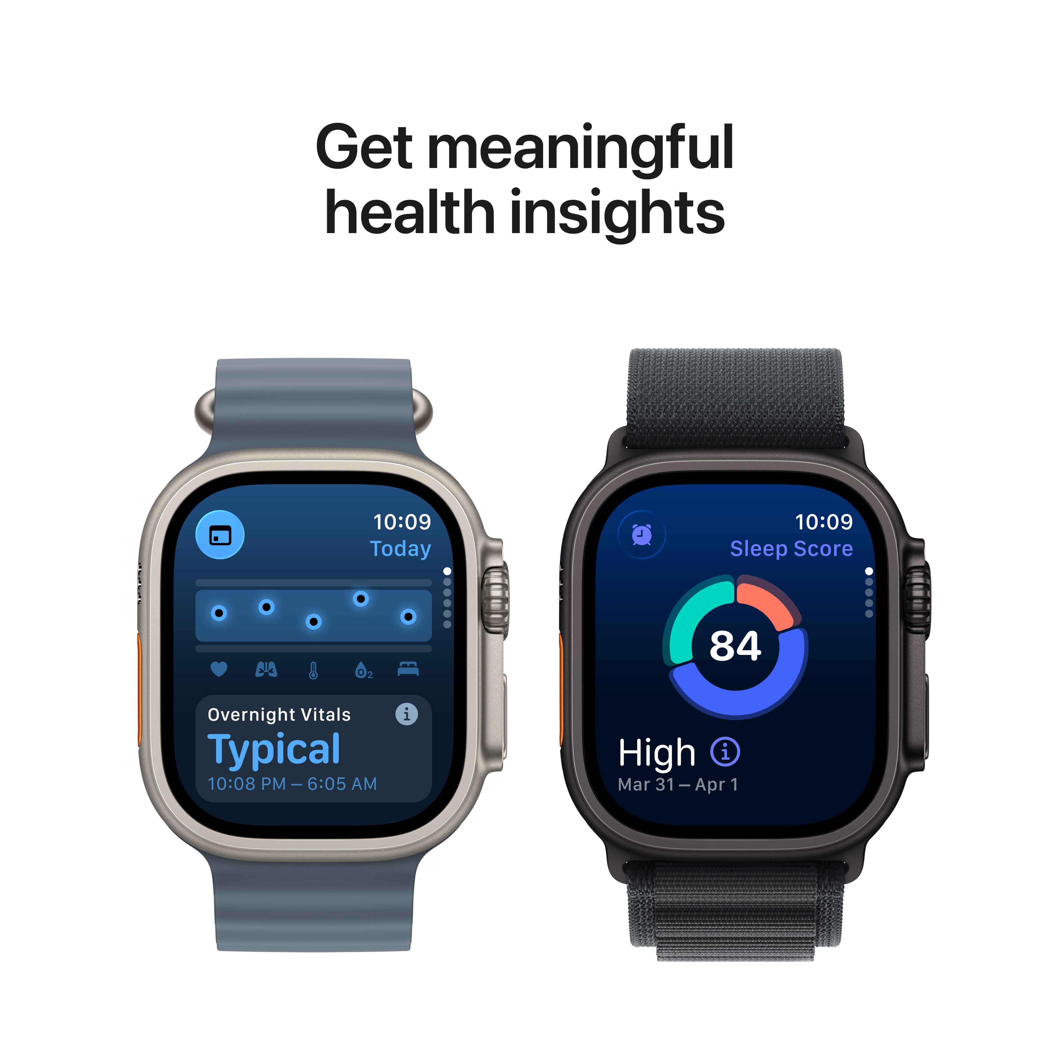 Apple Watch Ultra 3 GPS + Cellular 49mm Black Titanium Case with Black/Charcoal Trail Loop - S/M