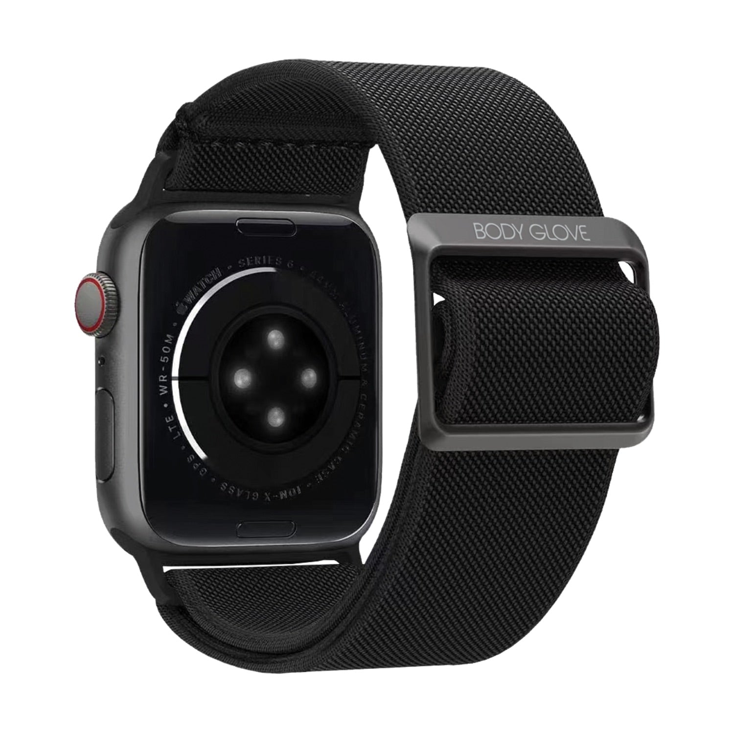 Body Glove Apple Watch 7/8 (44/45/49) Nylon Strap BG APP WTCH 7/8 (44/45/49) NYLON STRP-BK
