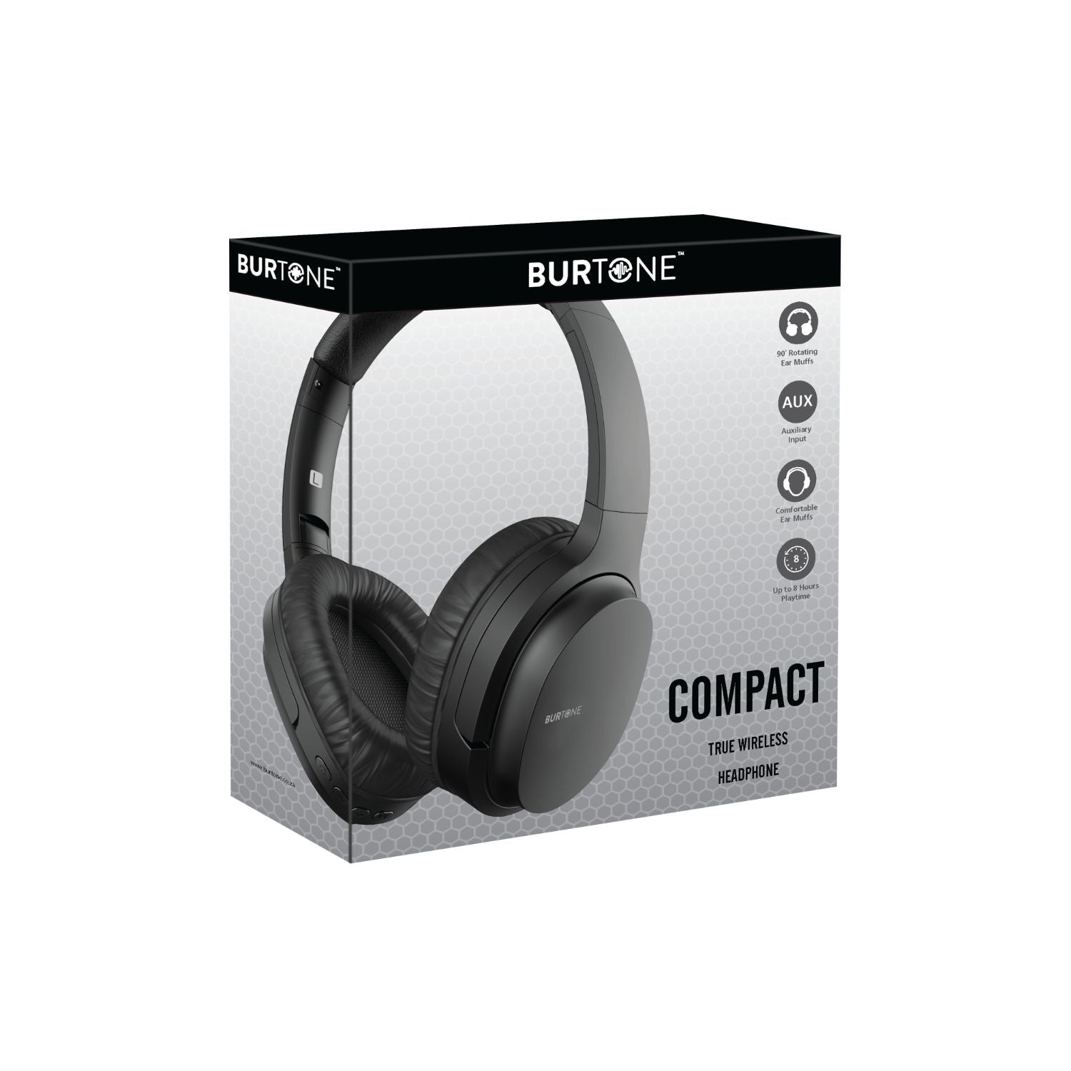 Burtone Bluetooth Wireless Compact Headphone BURTONE BLUETOOTH WIRELESS COMPACT HEADPHONE