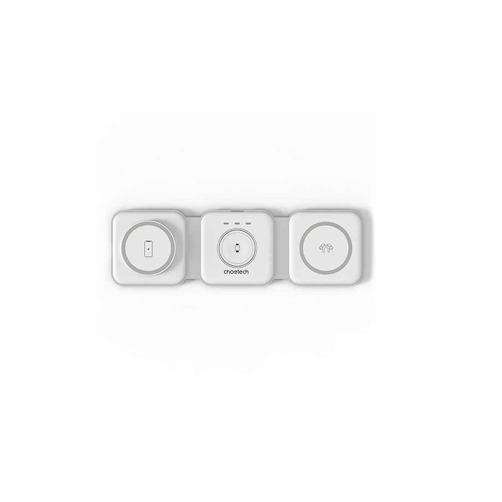 CHOETECH  3IN1 Mag Wireless Charger 15W