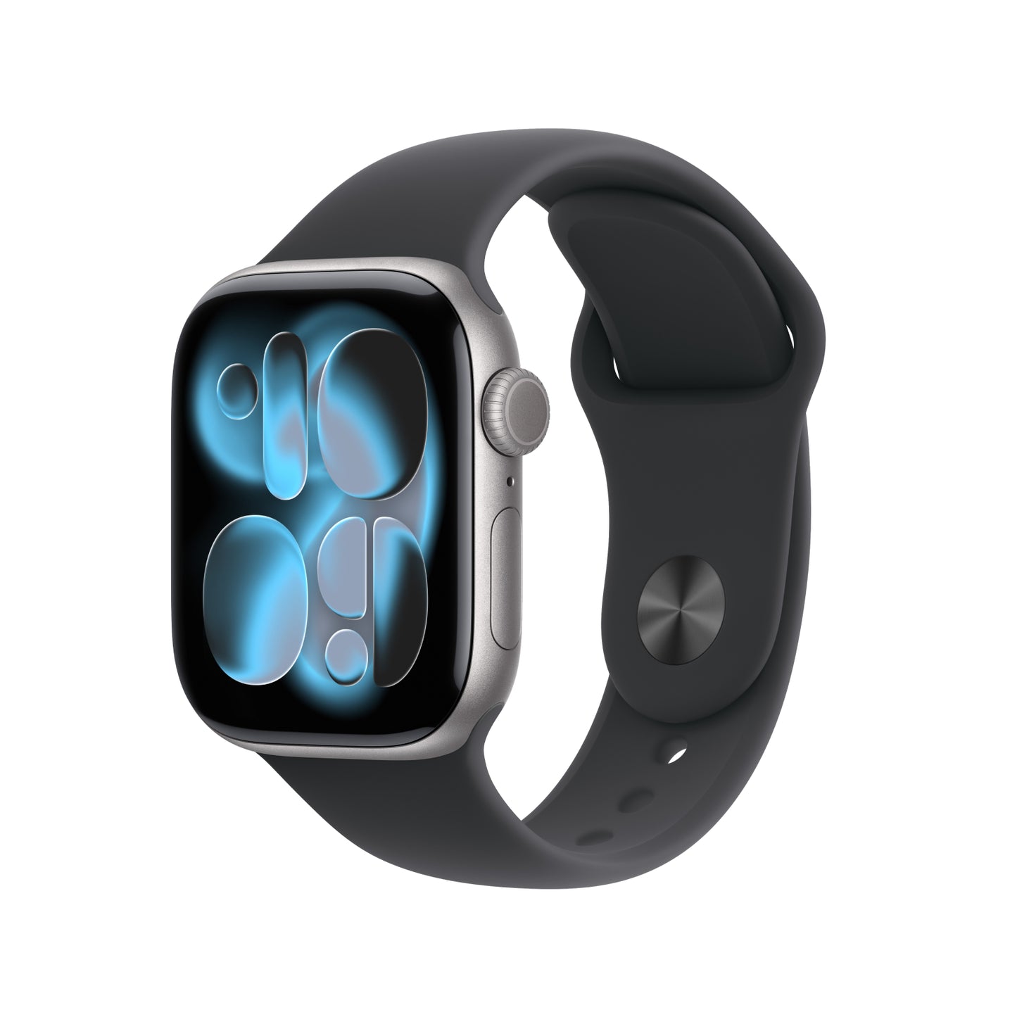 Apple Watch Series 11 GPS 42mm Space Grey Aluminium Case with Black Sport Band