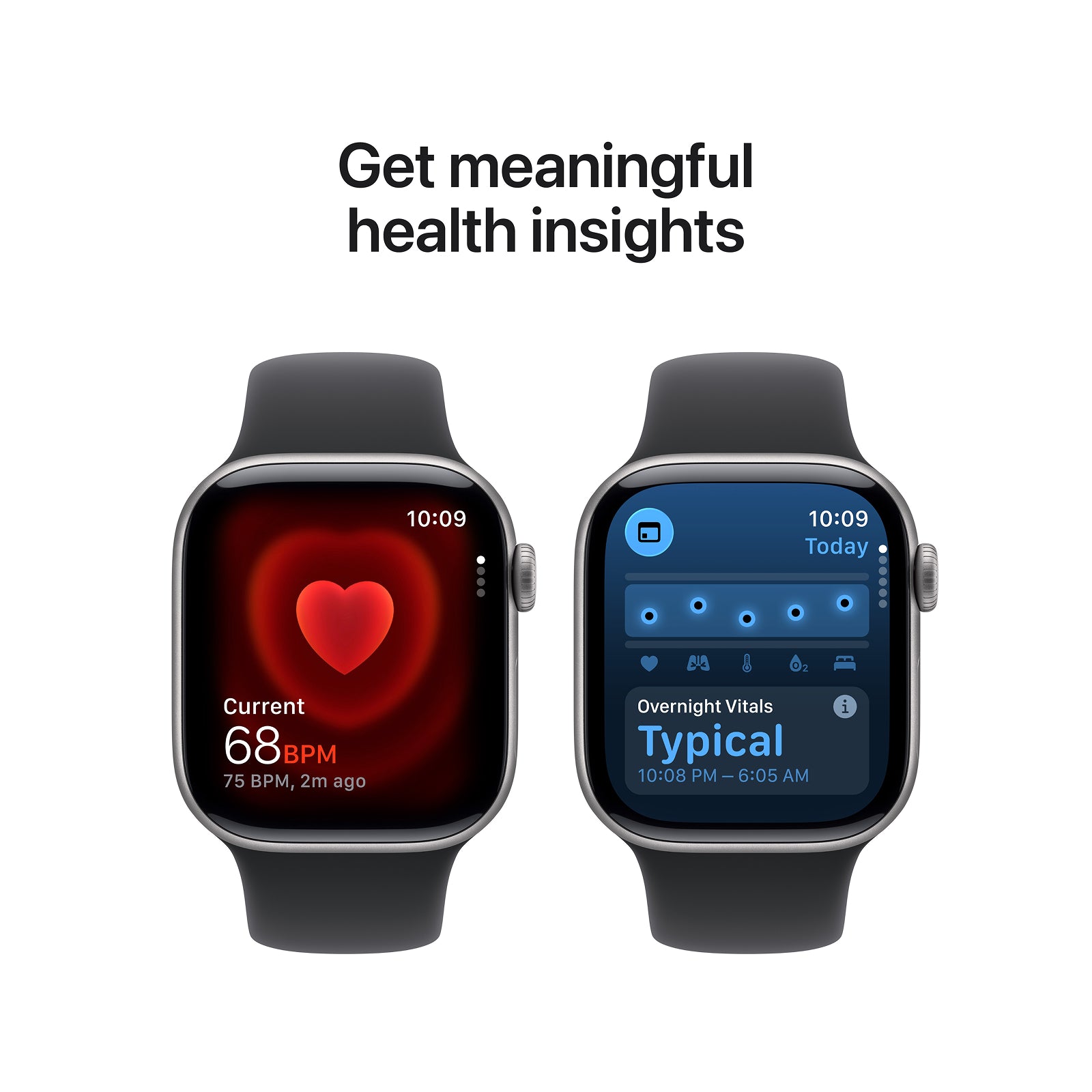 Apple Watch Series 11 GPS 46mm Space Grey Aluminium Case with Black Sport Band