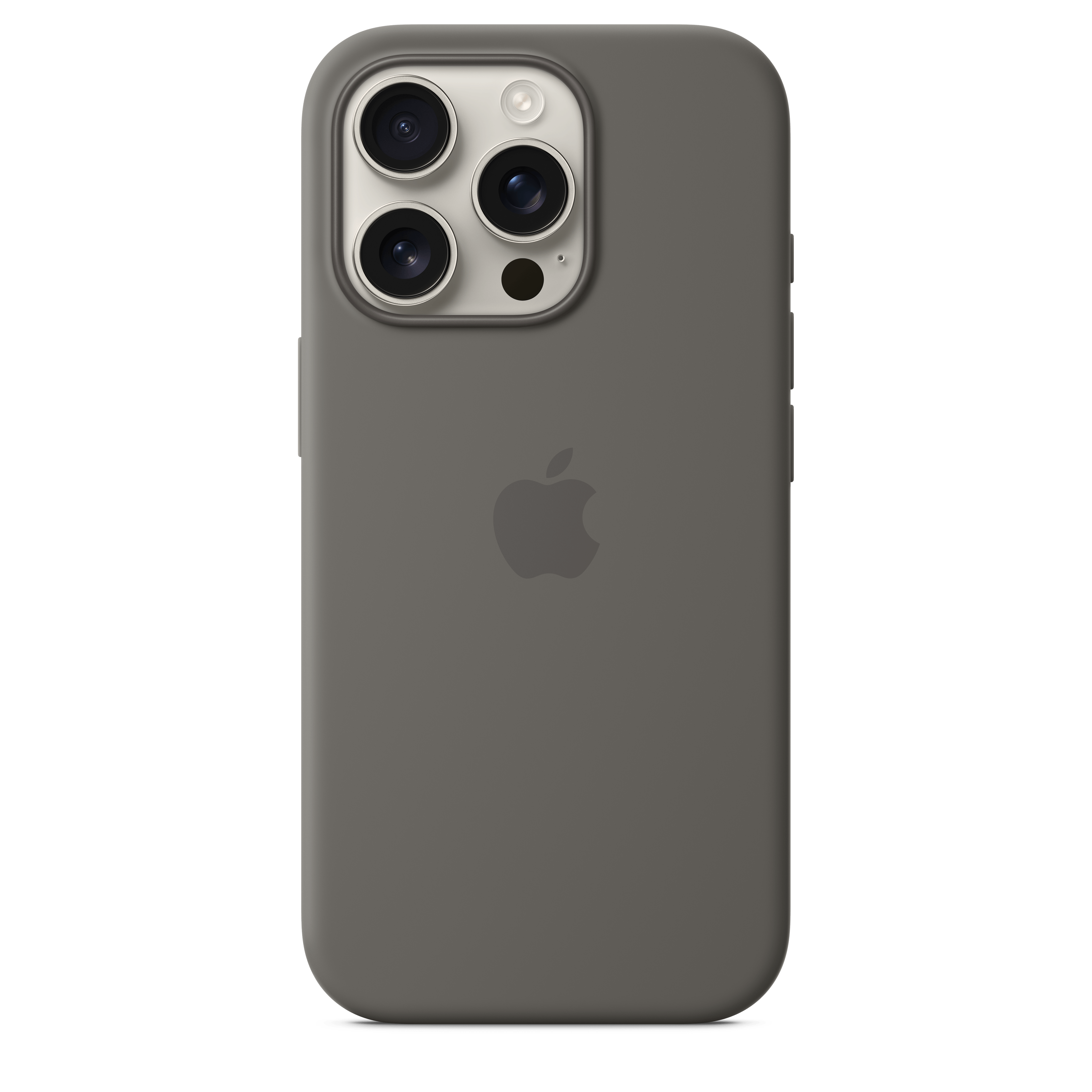 iPhone 16 Pro Silicone Case with MagSafe - Stone Grey