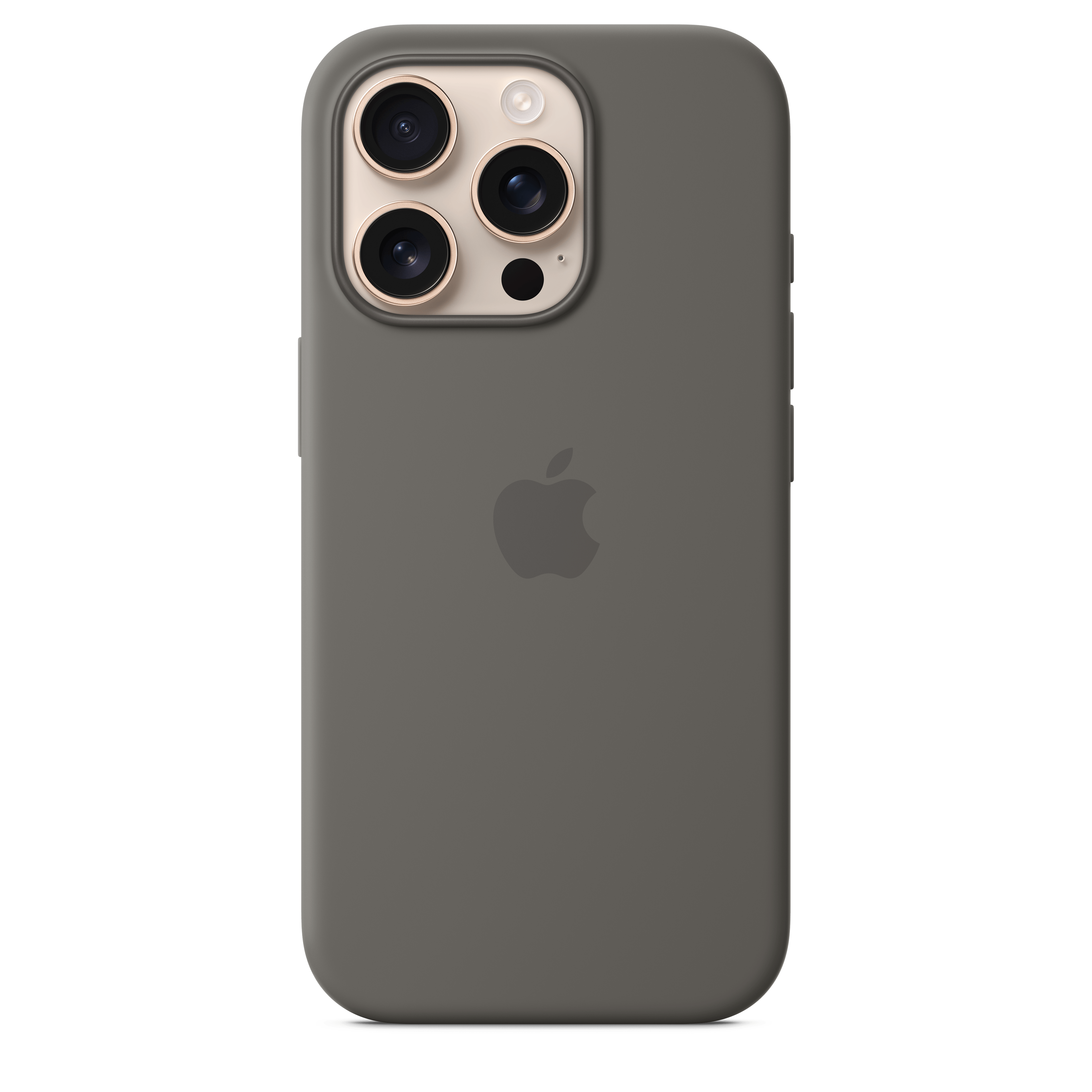 iPhone 16 Pro Silicone Case with MagSafe - Stone Grey