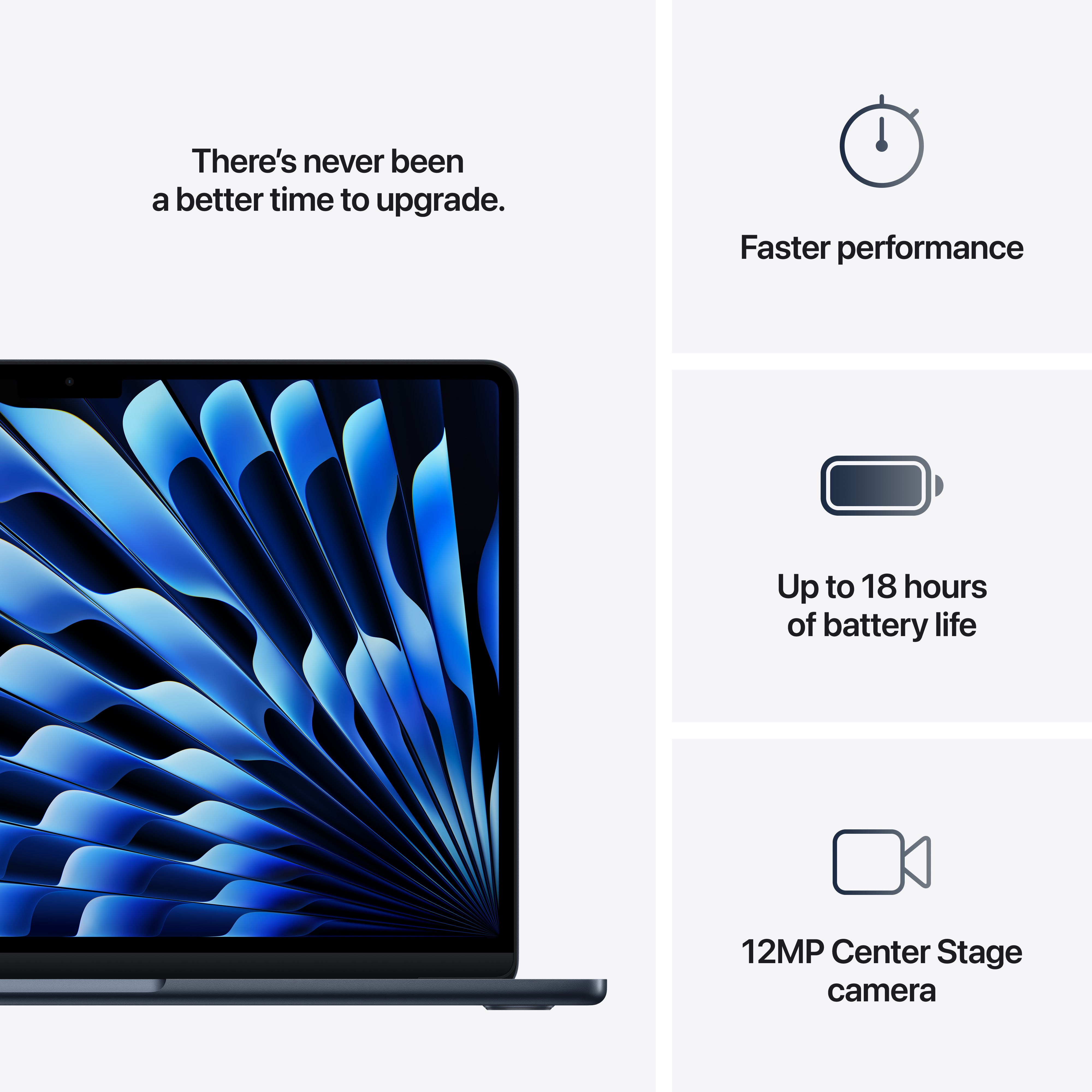 15-inch MacBook Air: Apple M4 chip with 10-core CPU and 10-core GPU, 24GB, 512GB SSD