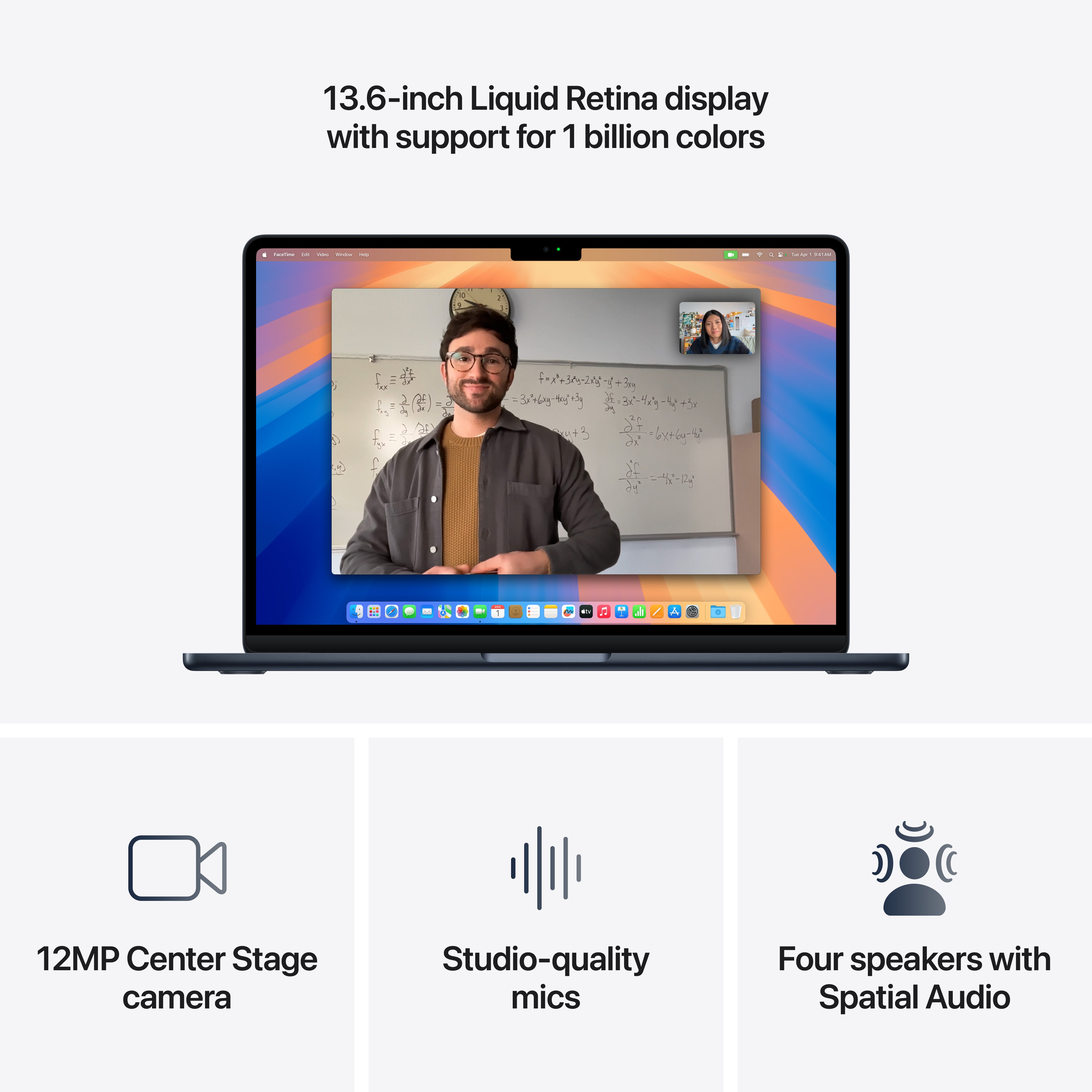 13-inch MacBook Air: Apple M4 chip with 10-Core CPU and 8-Core GPU, 16GB, 256GB SSD - Midnight