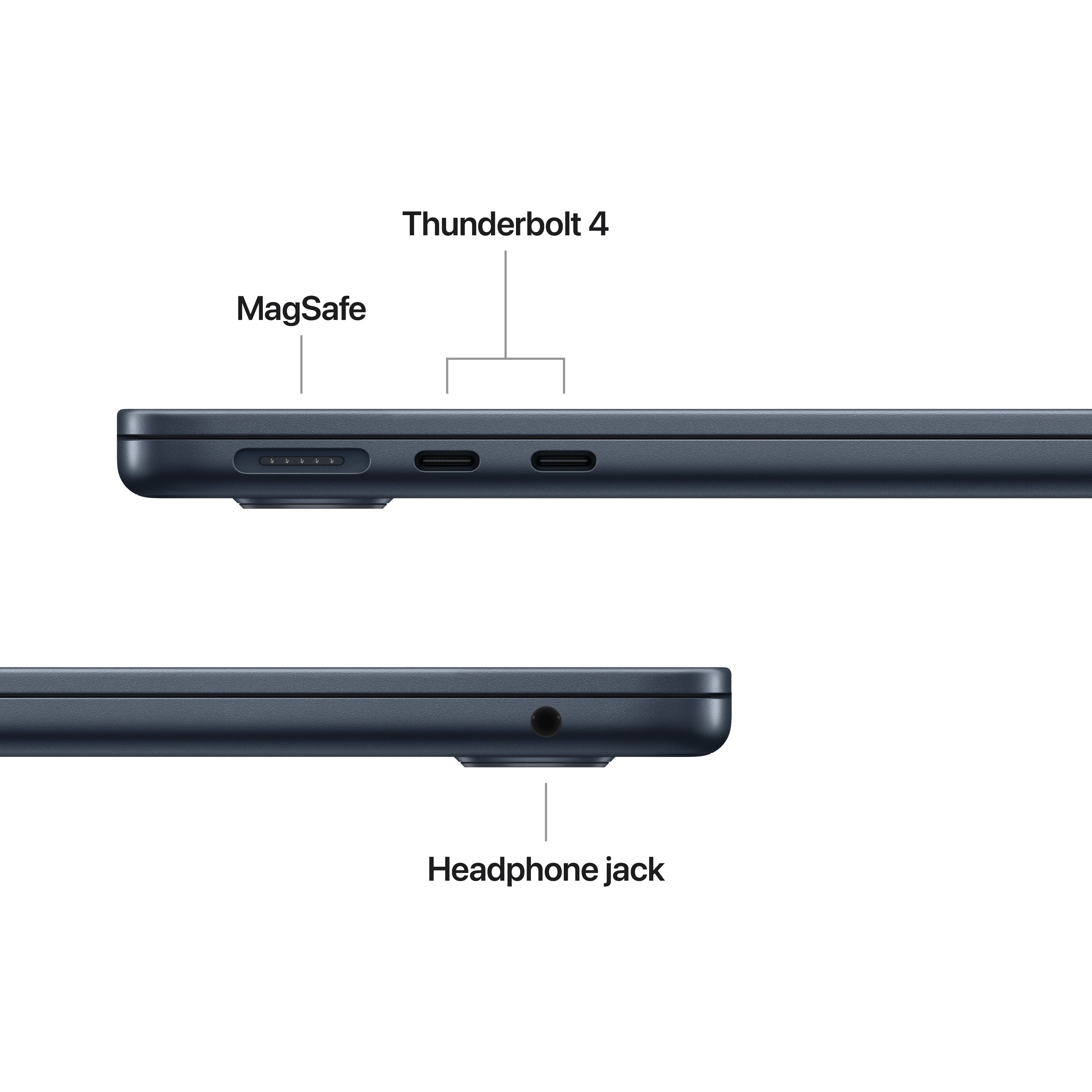 13-inch MacBook Air: Apple M4 chip with 10-Core CPU and 8-Core GPU, 16GB, 256GB SSD - Midnight