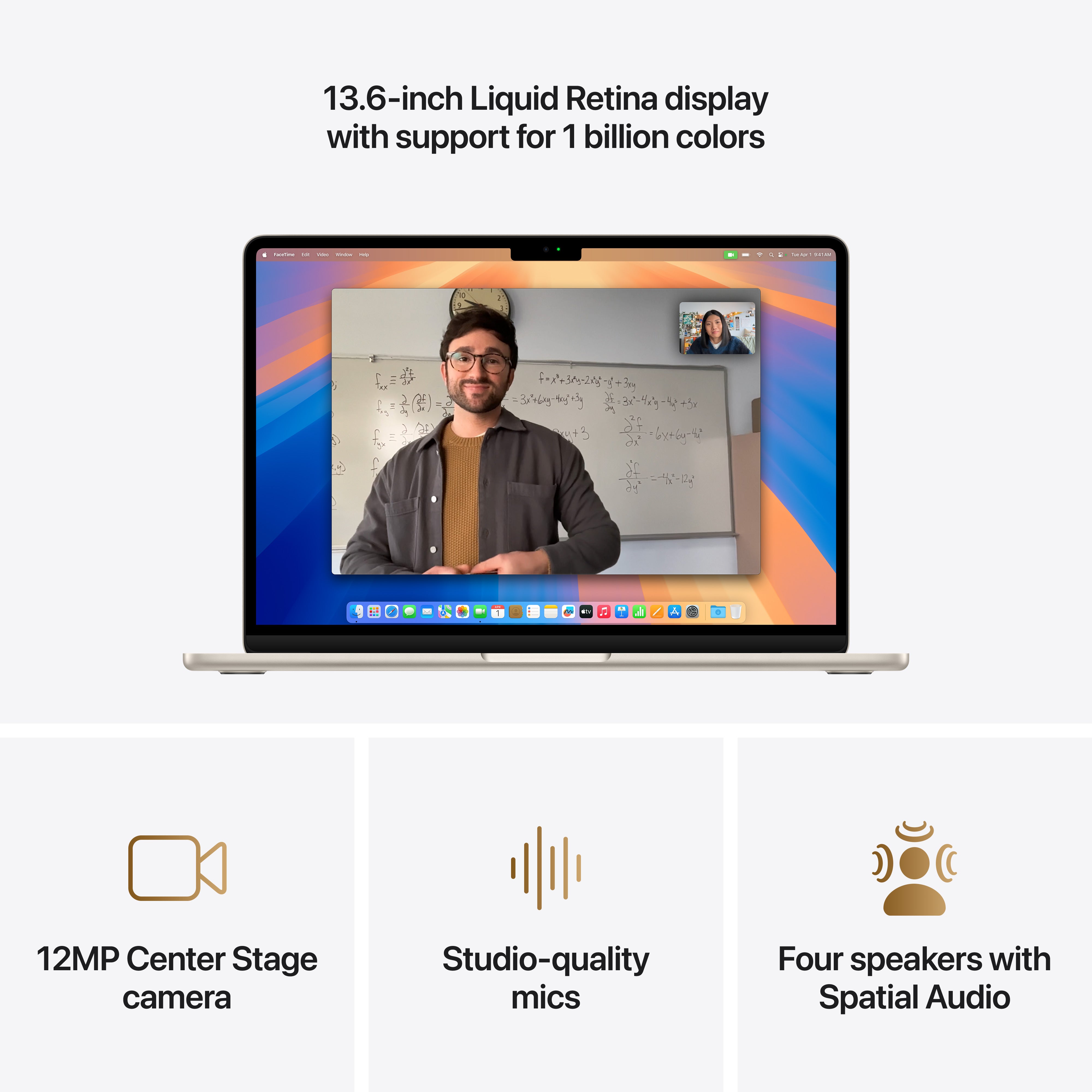 13-inch MacBook Air: Apple M4 chip with 10-Core CPU and 8-Core GPU, 16GB, 256GB SSD - Starlight