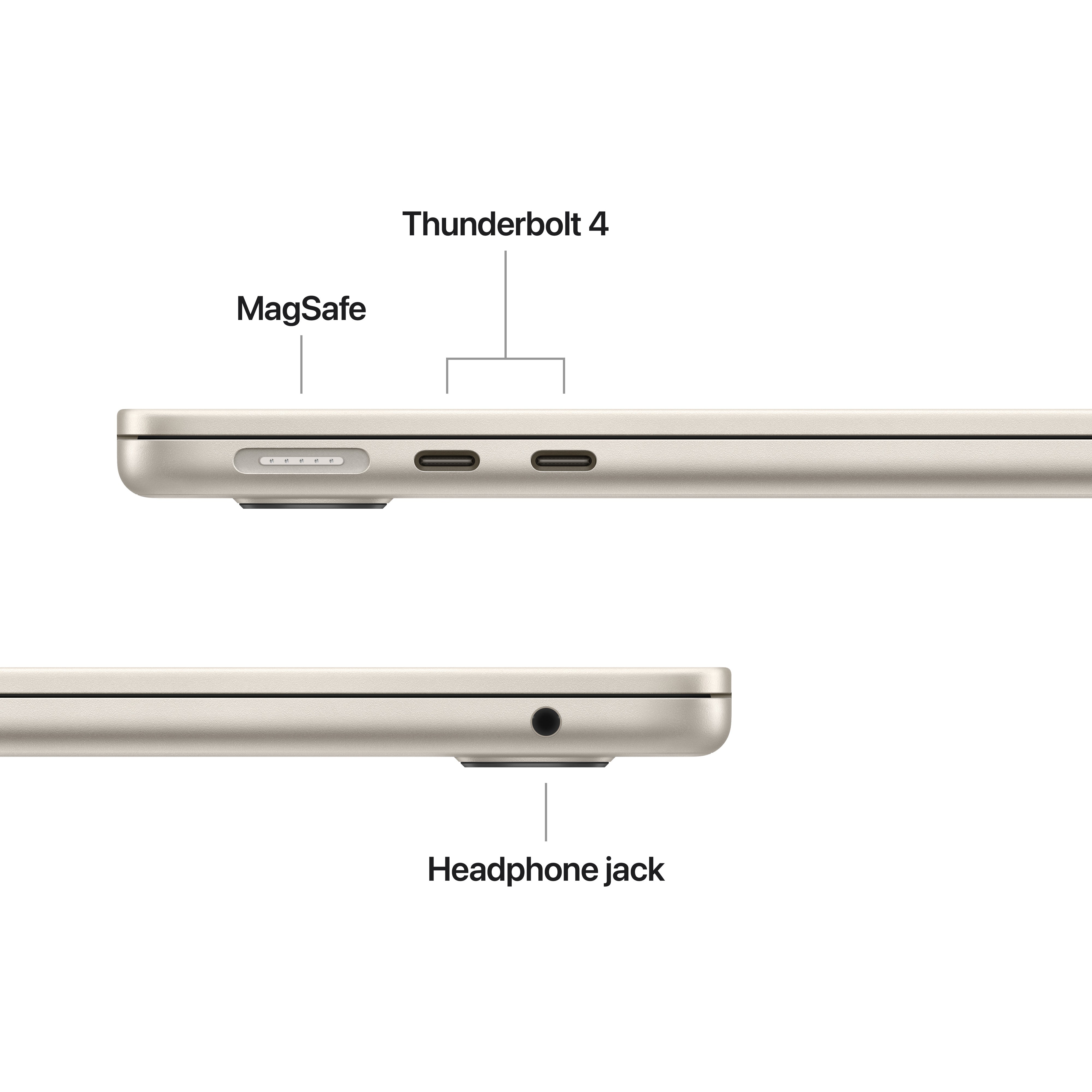 13-inch MacBook Air: Apple M4 chip with 10-Core CPU and 8-Core GPU, 16GB, 256GB SSD - Starlight