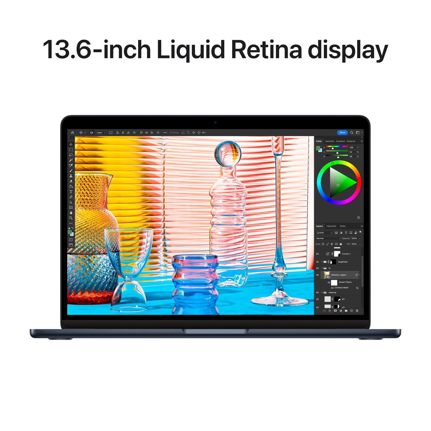 13-inch MacBook Air: Apple M2 chip with 8-core CPU and 8-core GPU, 16GB, 256GB