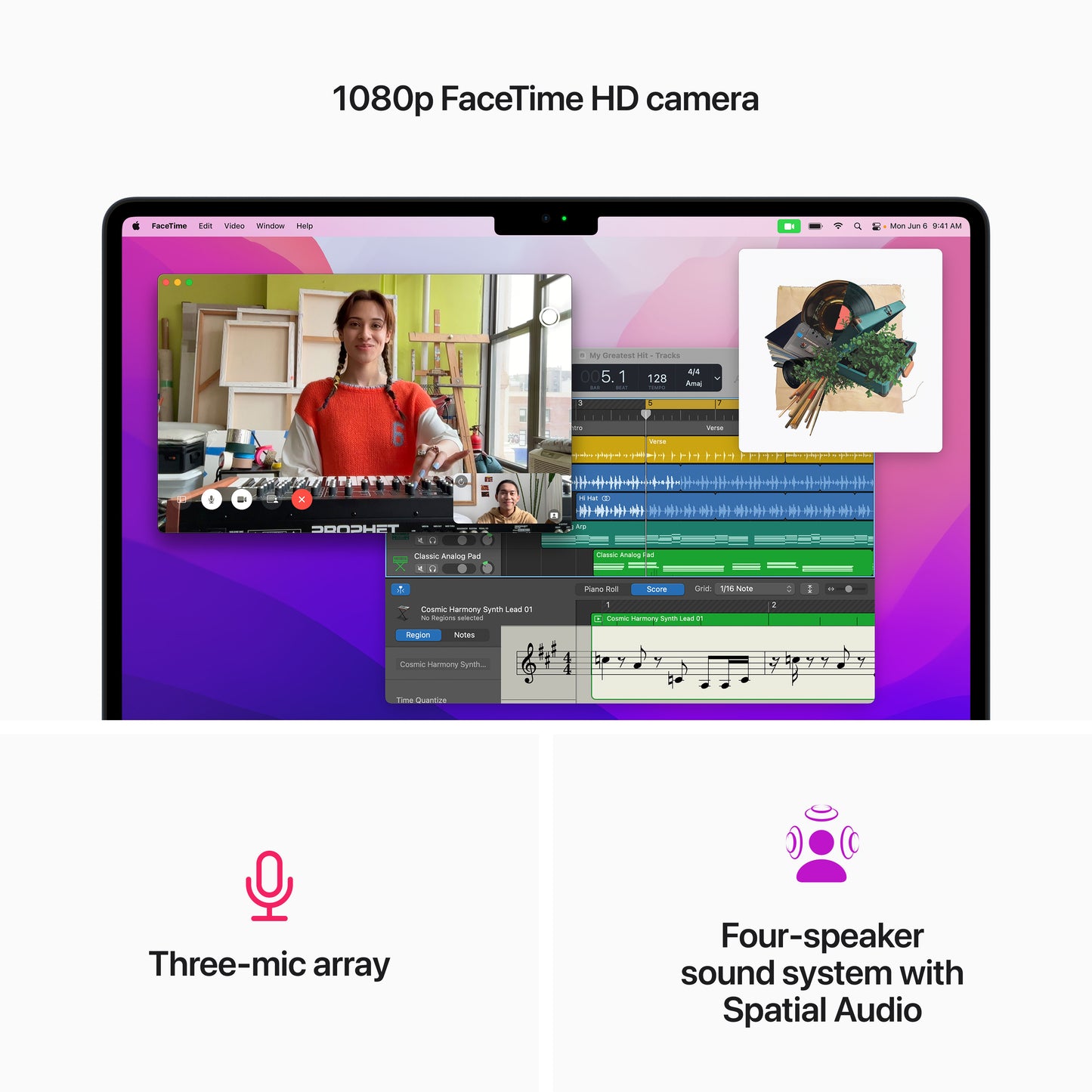 13-inch MacBook Air: Apple M2 chip with 8-core CPU and 8-core GPU, 16GB, 256GB