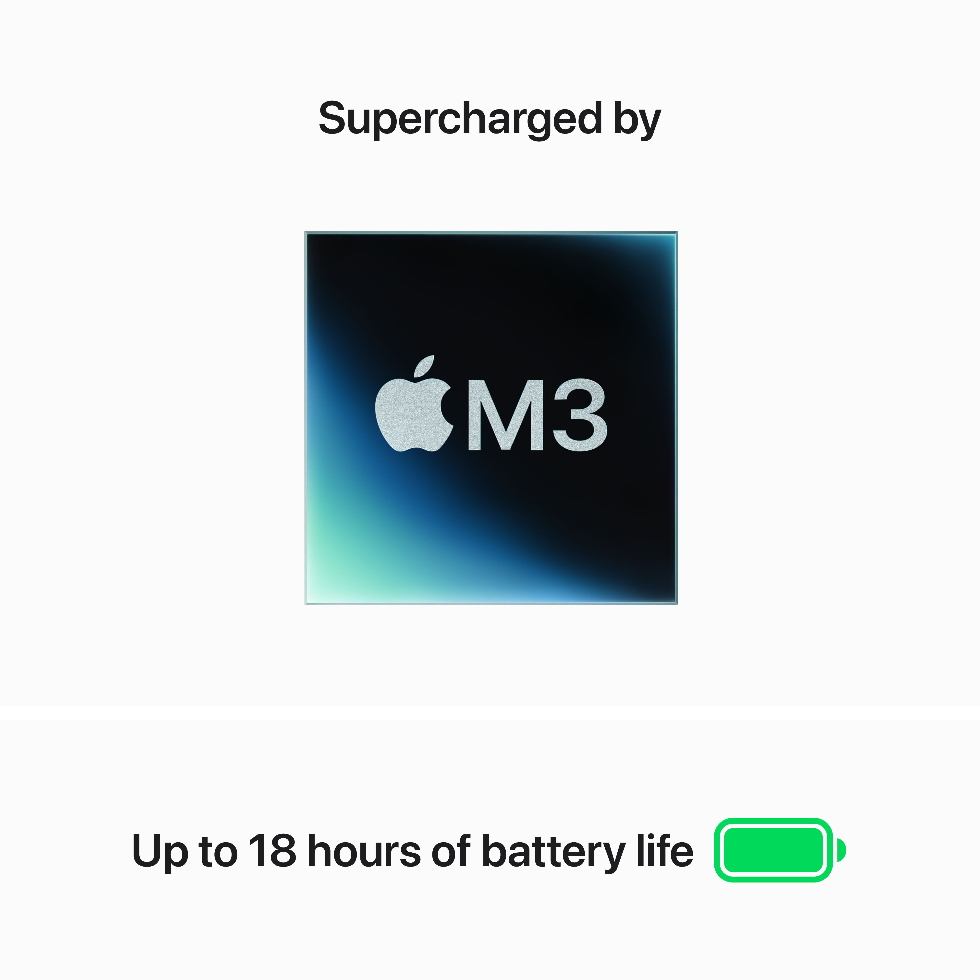 13-inch MacBook Air: Apple M3 chip with 8-core CPU and 8-core GPU, 16GB, 256GB SSD