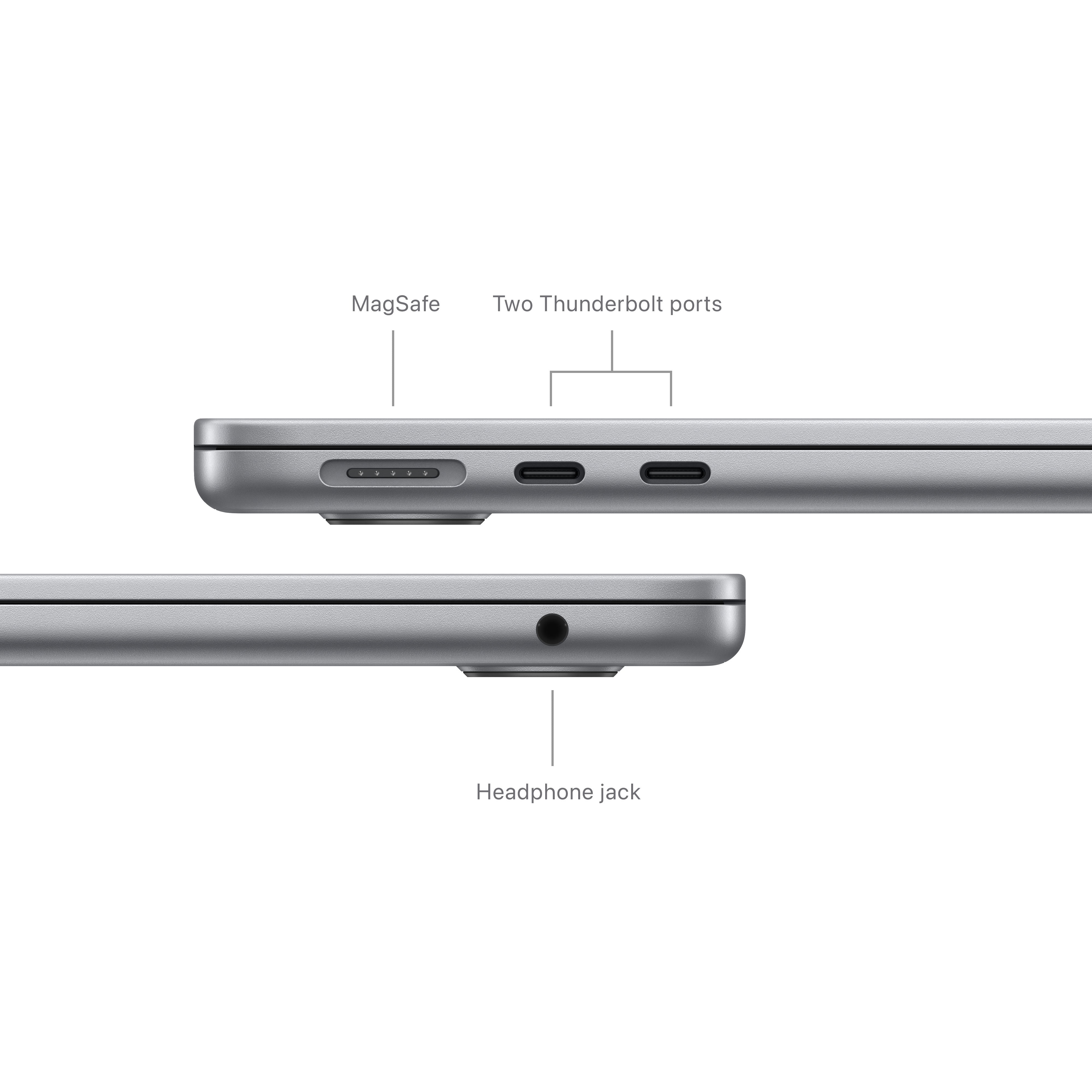 13-inch MacBook Air: Apple M3 chip with 8-core CPU and 8-core GPU, 16GB, 256GB SSD