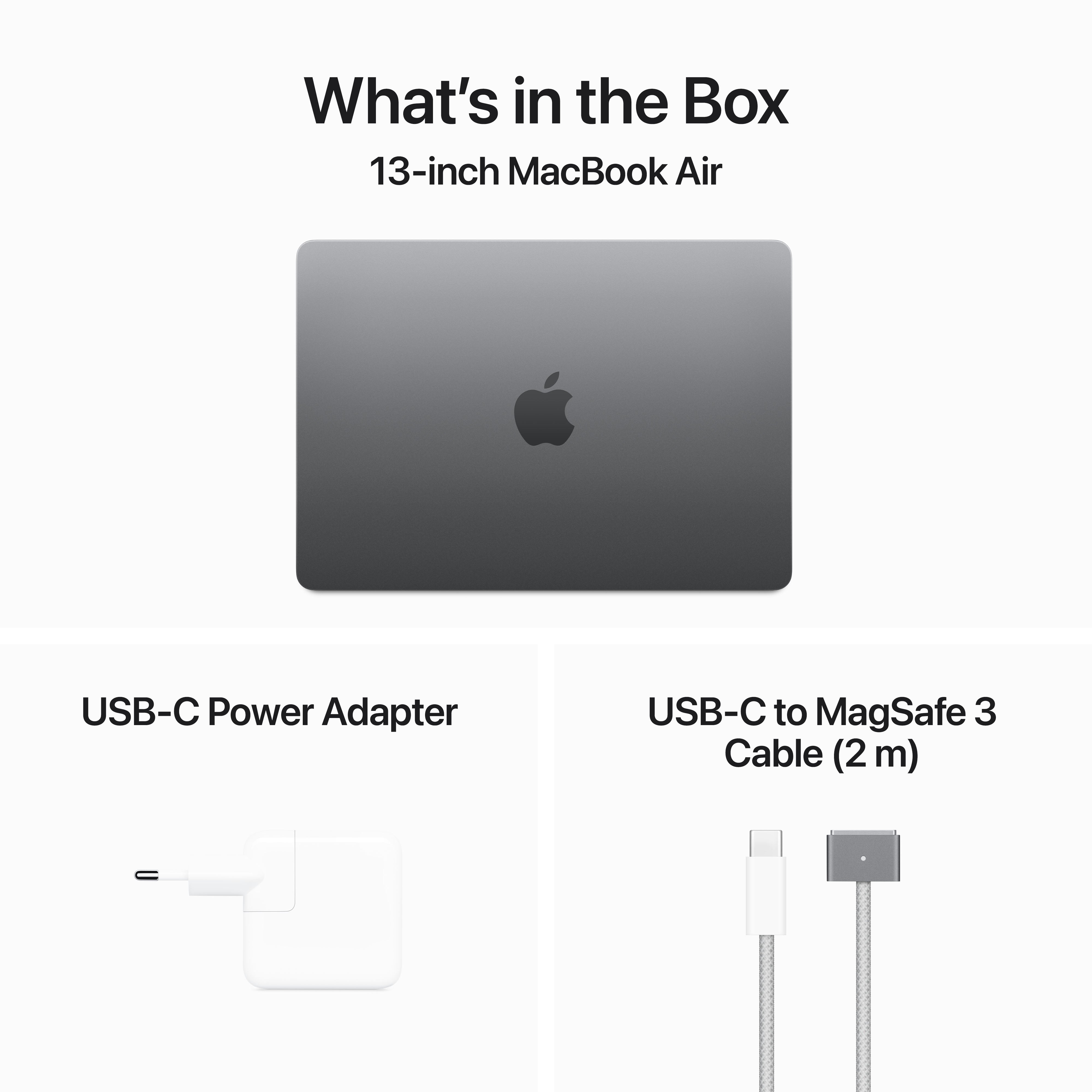 13-inch MacBook Air: Apple M3 chip with 8-core CPU and 8-core GPU, 16GB, 256GB SSD