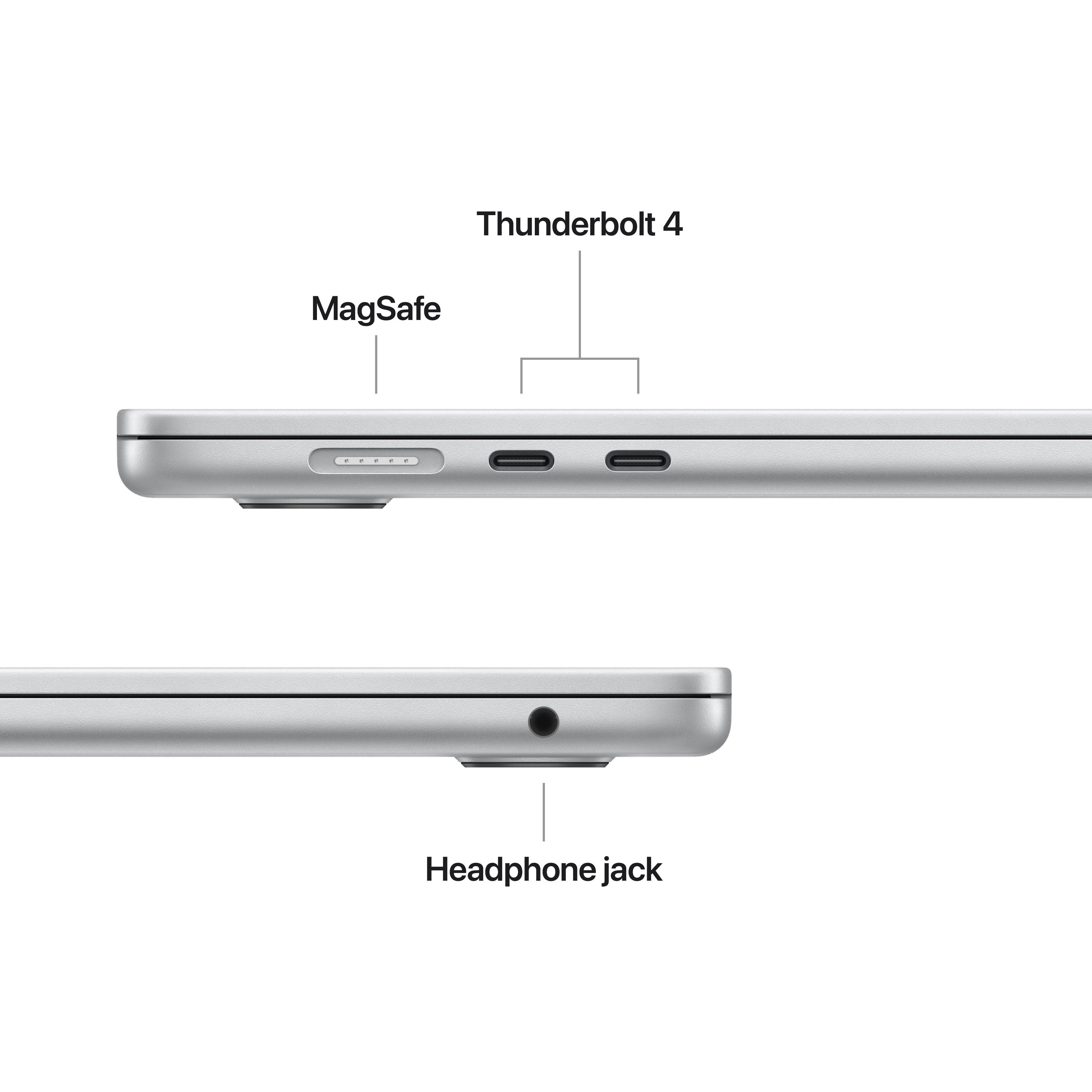 15-inch MacBook Air: Apple M4 chip with 10-Core CPU and 10-Core GPU, 16GB, 256GB SSD - Silver
