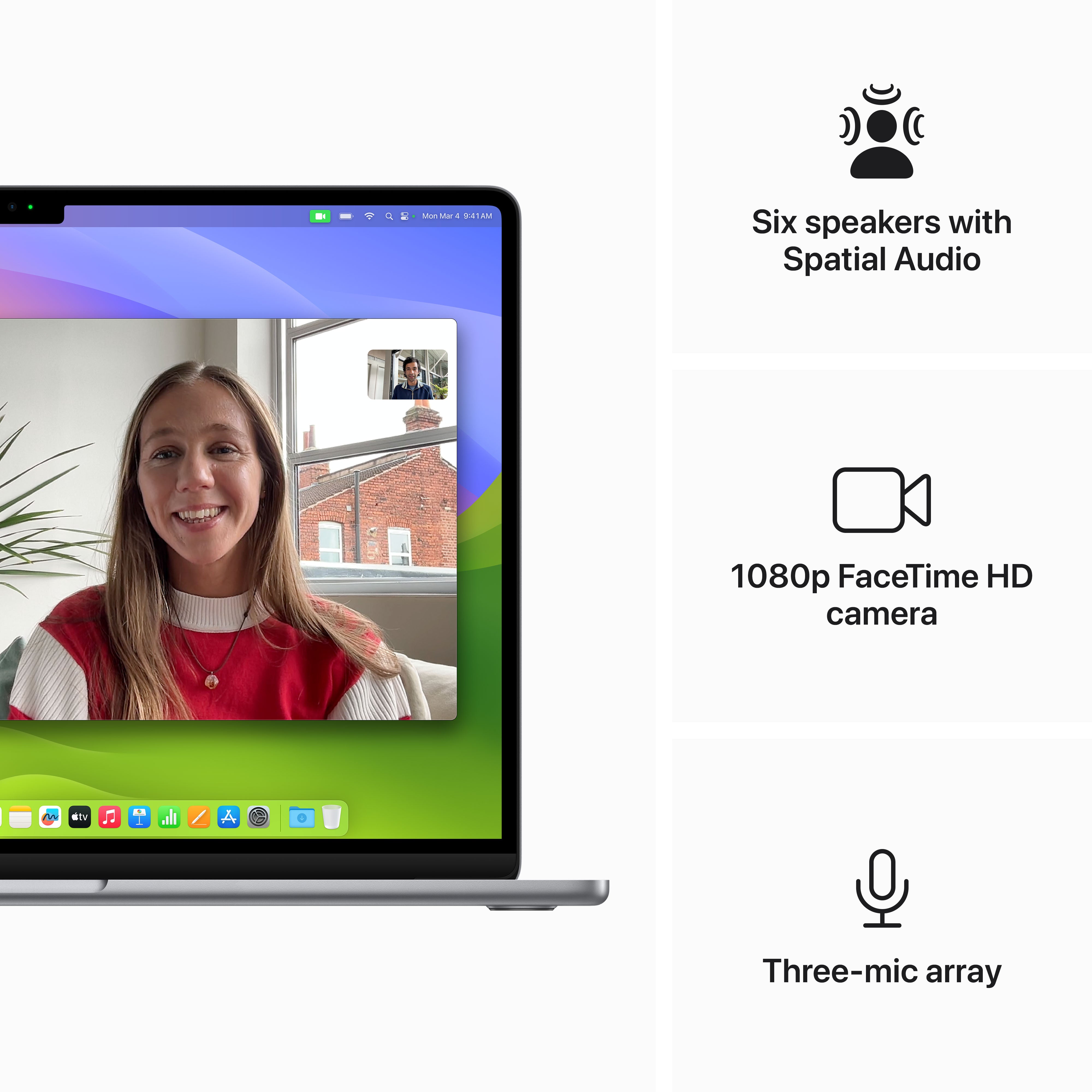 15-inch MacBook Air: Apple M3 chip with 8-core CPU and 10-core GPU, 16GB, 256GB SSD
