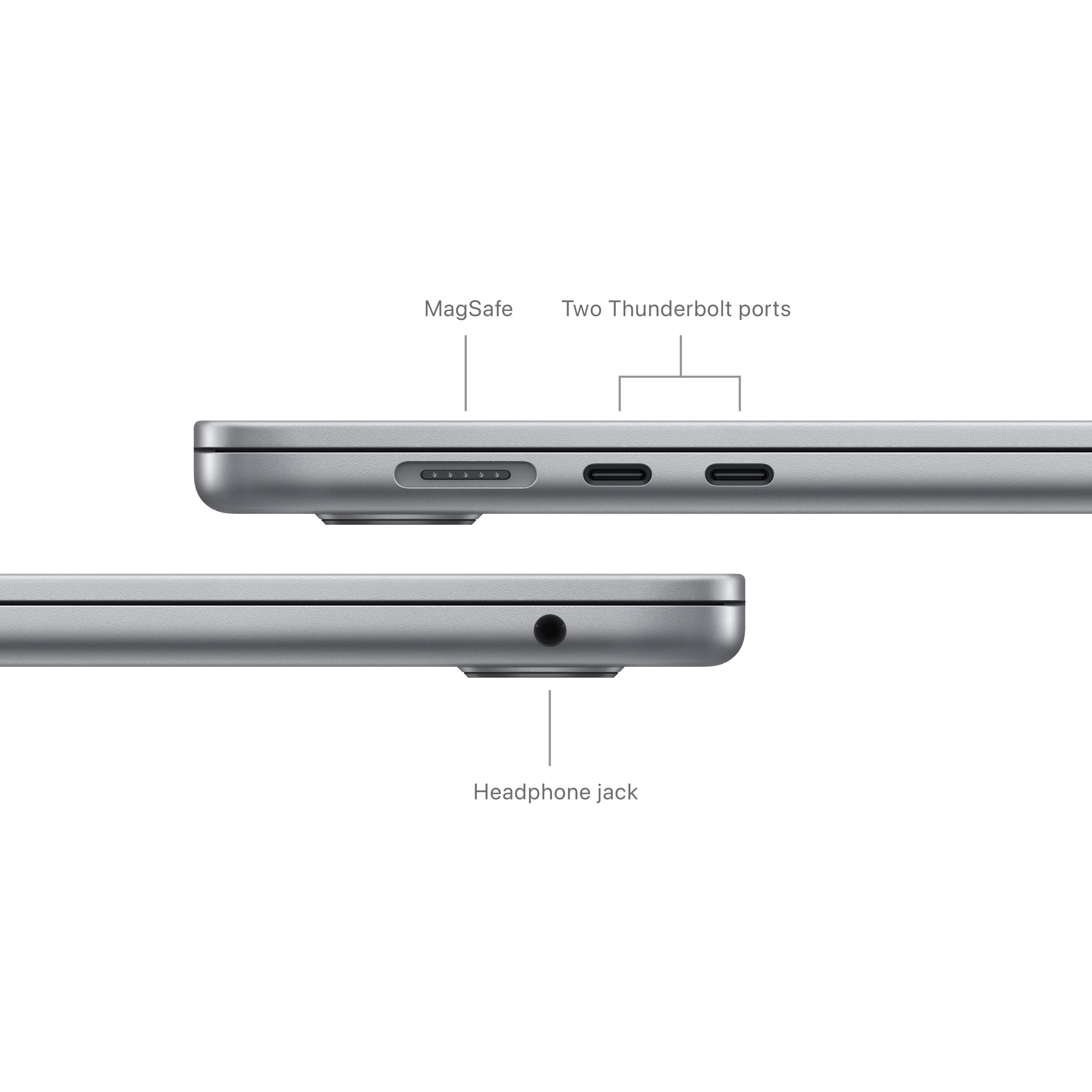 15-inch MacBook Air: Apple M3 chip with 8-core CPU and 10-core GPU, 16GB, 256GB SSD