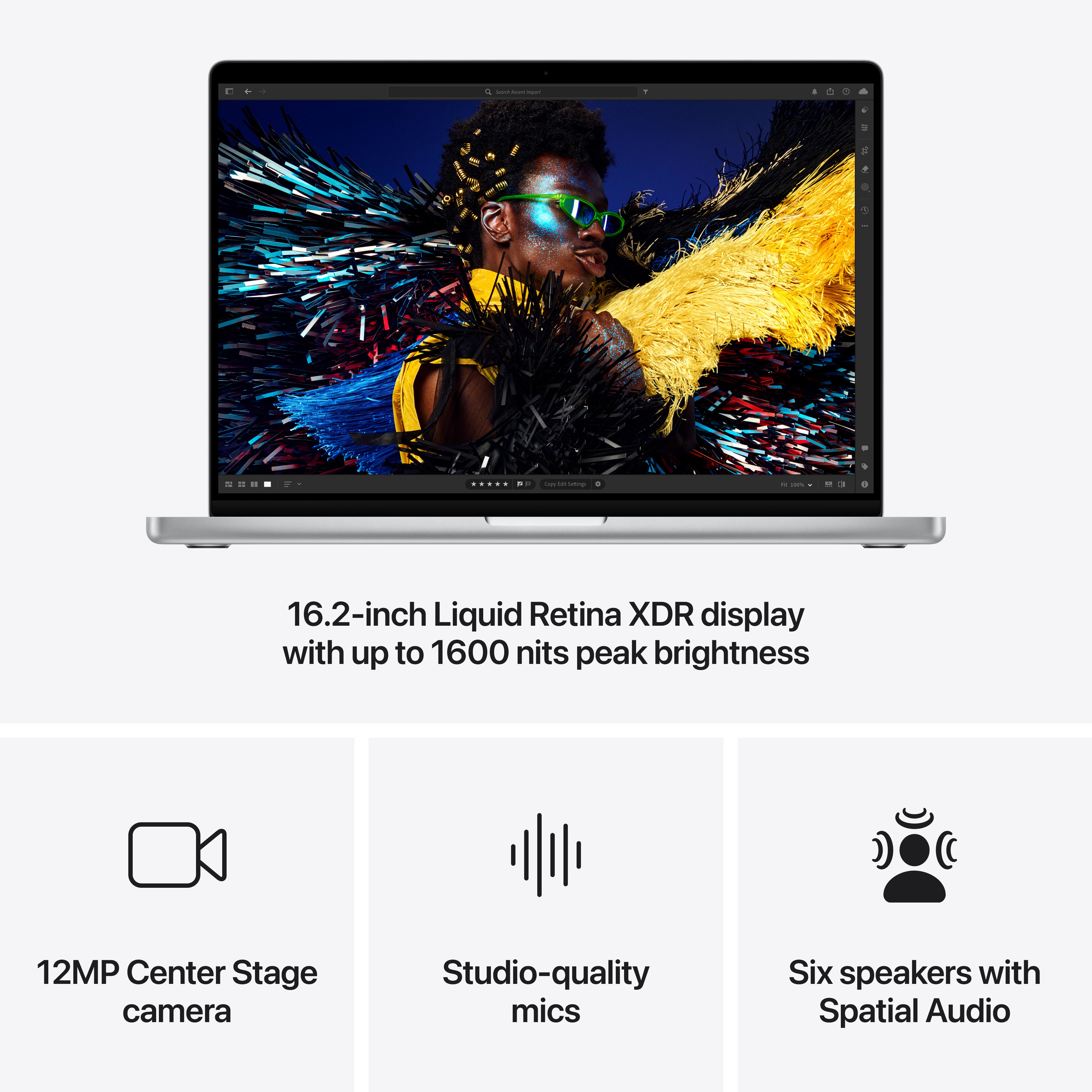16-inch MacBook Pro: Apple M4 Max chip with 16‑core CPU and 40‑core GPU, 48GB, 1TB SSD