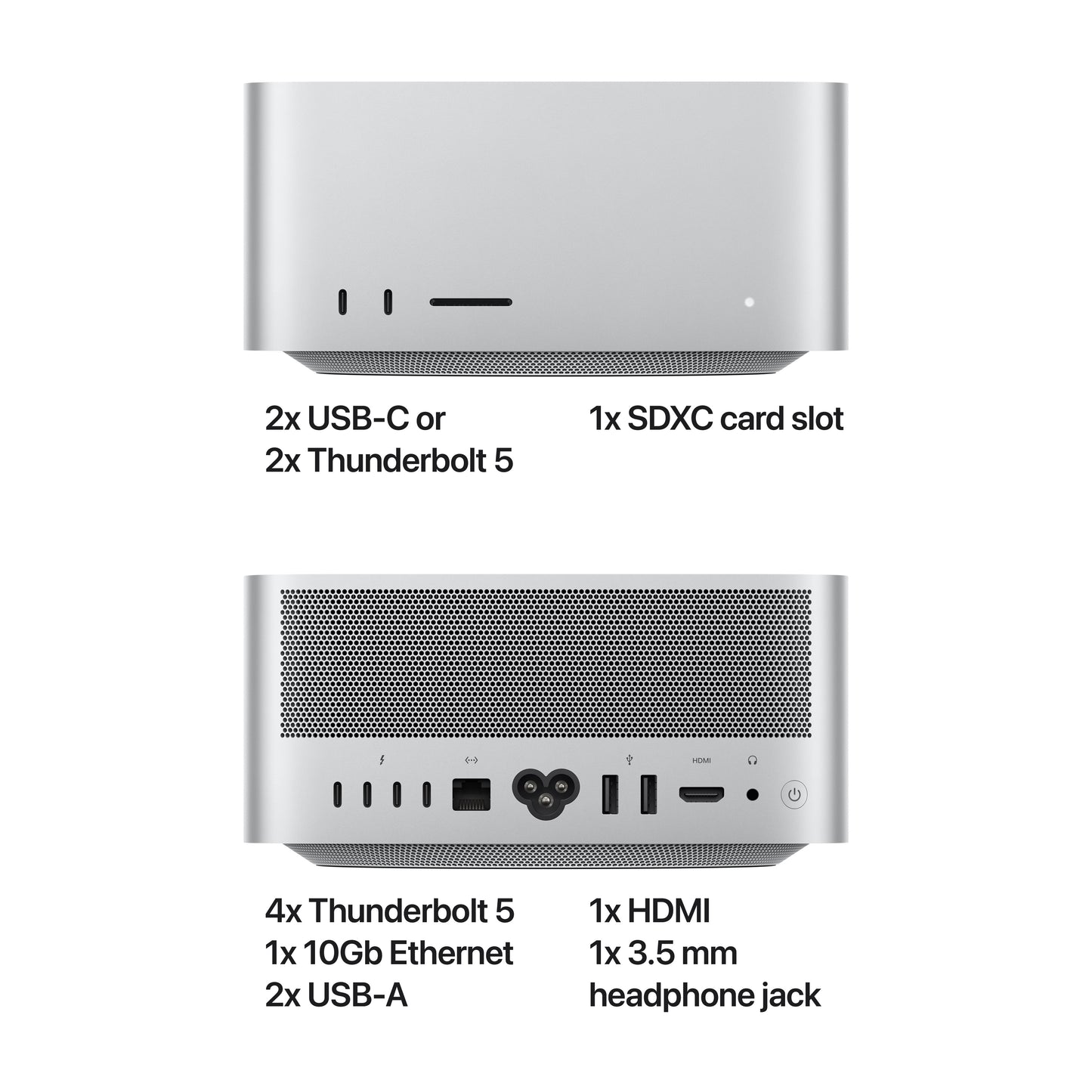 Mac Studio: Apple M4 Max chip with 14‑core CPU, 32‑core GPU, 36GB, 512GB