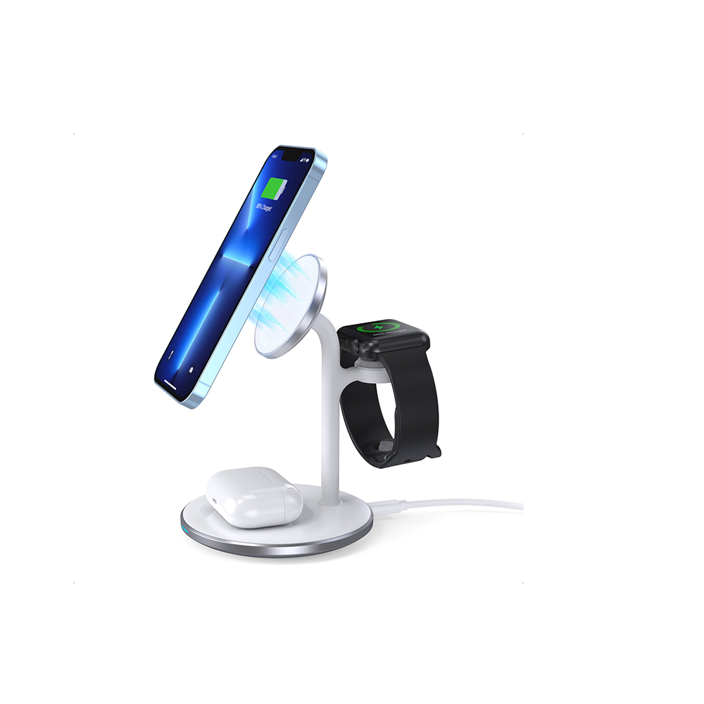 CHOETECH  2IN1 Magnet Charger 15W
