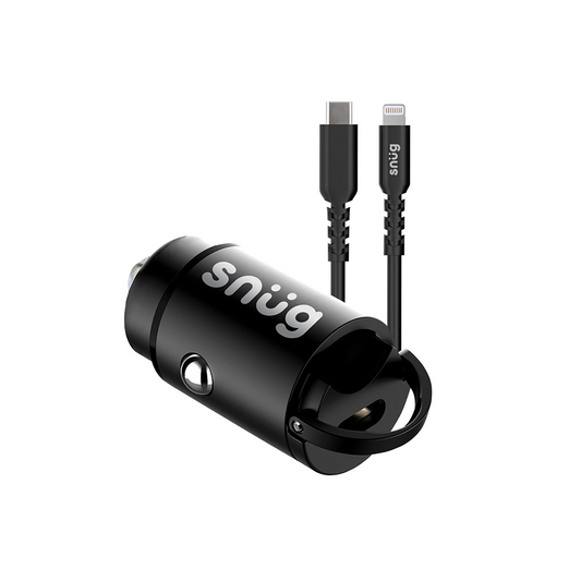 SNUG Mini PD Car 30W Charger Type C/MFI