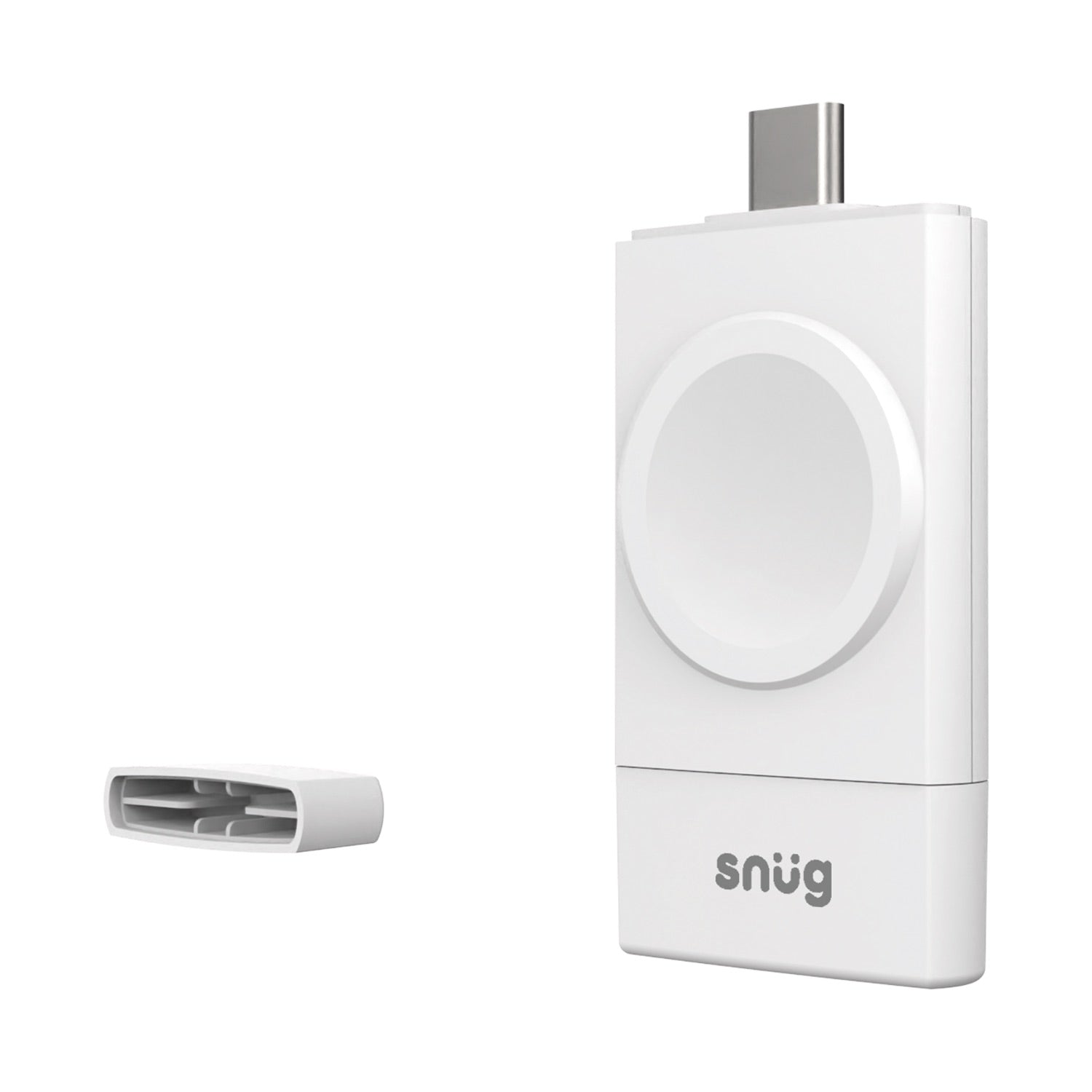 SNÜG Wireless Watch Charging Dongle - White