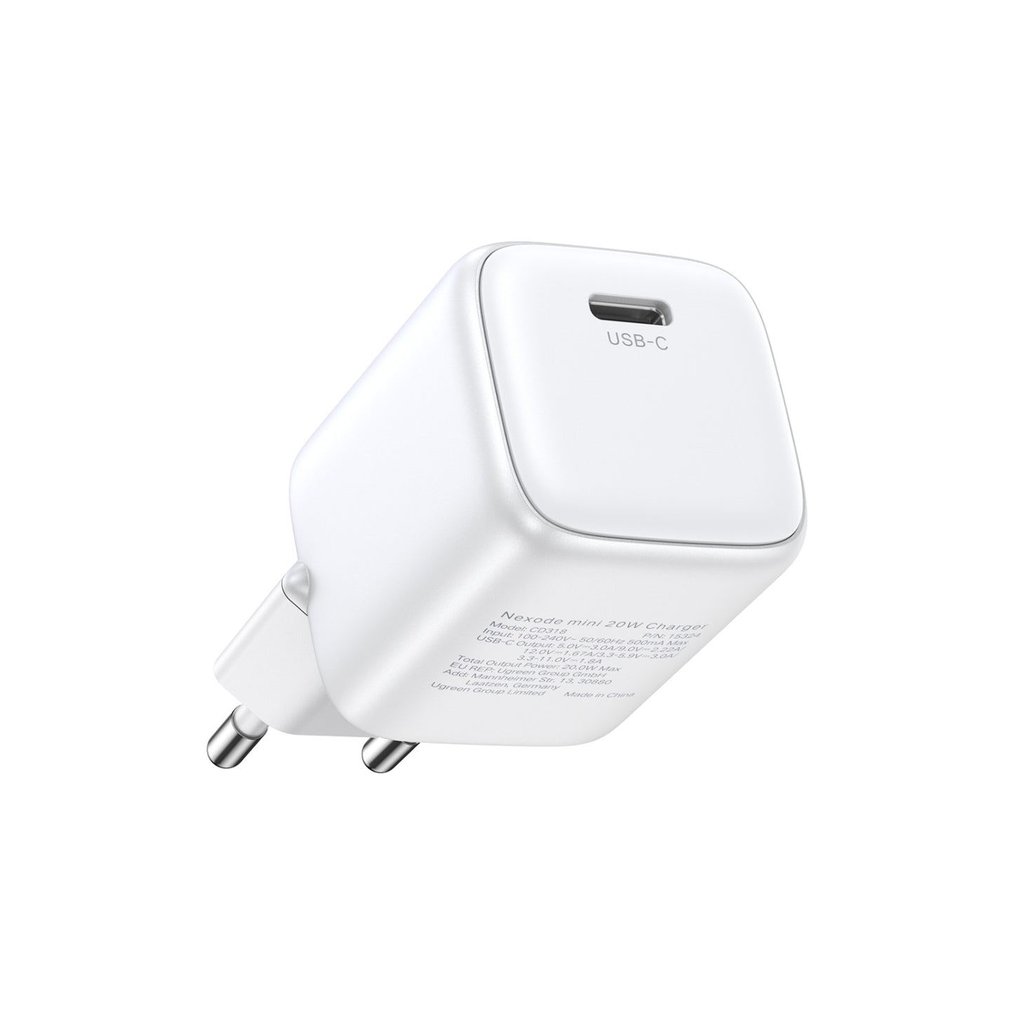 UGREEN 1 Port Gan 30W PD Wall Charger White