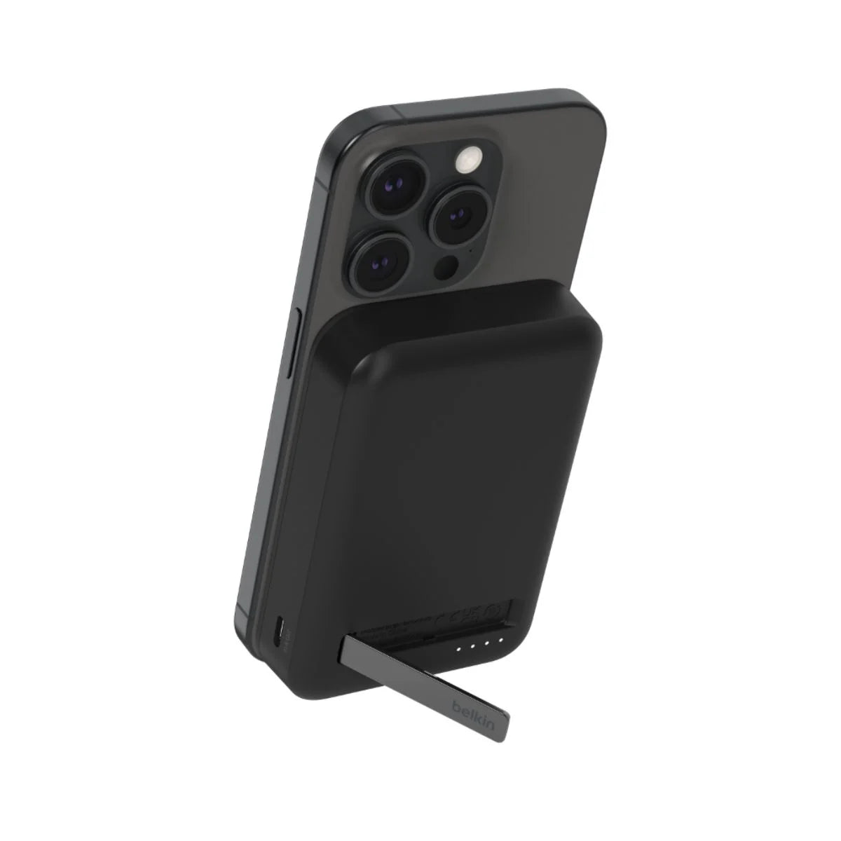 Belkin BoostCharge Qi2 Magnetic 15W Wireless Power Bank + Stand - Black