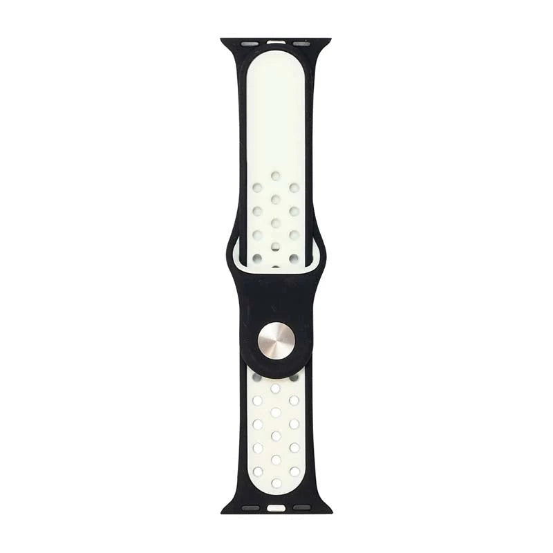 Body Glove Silicone Watch Strap Apple Watch Series 7 / 8 (41mm) - Black / White