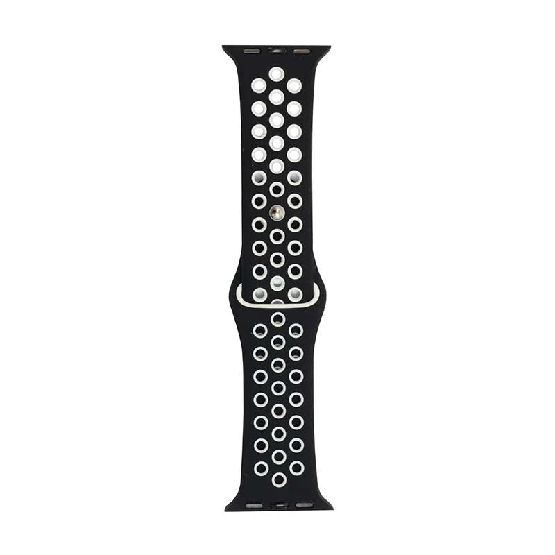 Body Glove Silicone Watch Strap Apple Watch Series 7 / 8 (41mm) - Black / White