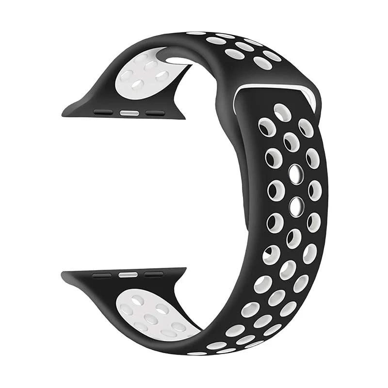 Body Glove Silicone Watch Strap Apple Watch Series 7 / 8 (41mm) - Black / White