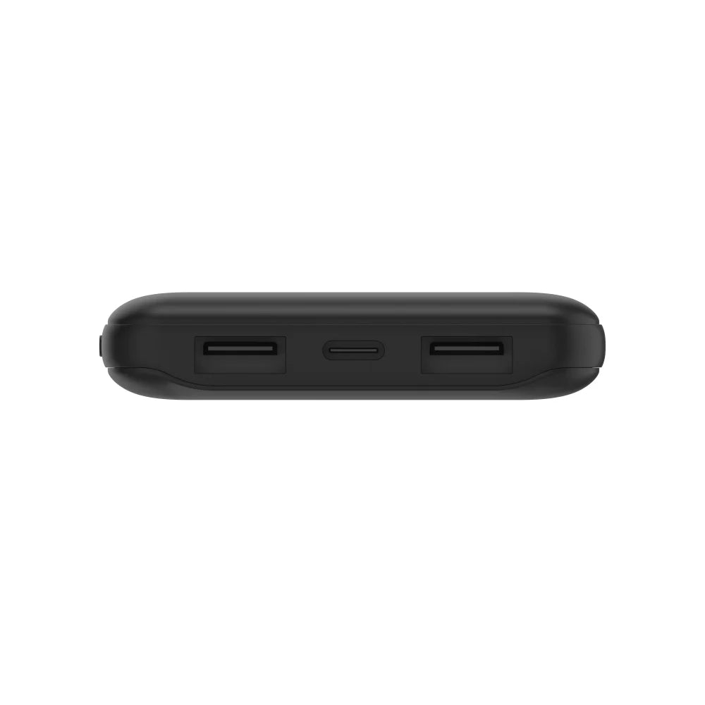 Belkin Boost Up Charge 10 000mAh 3-Port Power Bank + USB-A to USB-C Cable - Black