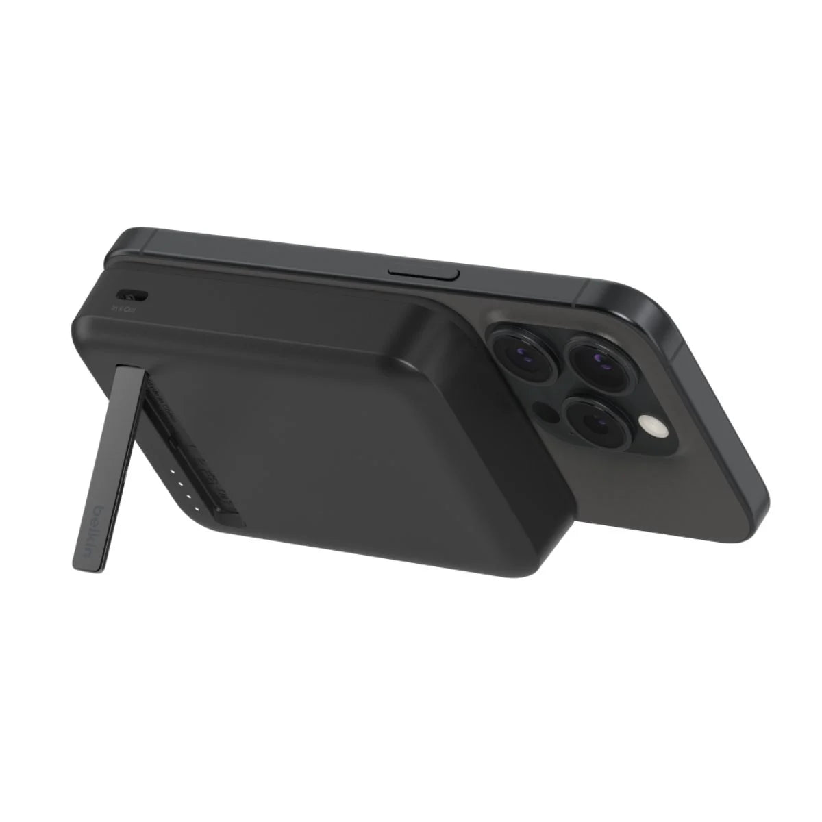 Belkin BoostCharge Qi2 Magnetic 15W Wireless Power Bank + Stand - Black