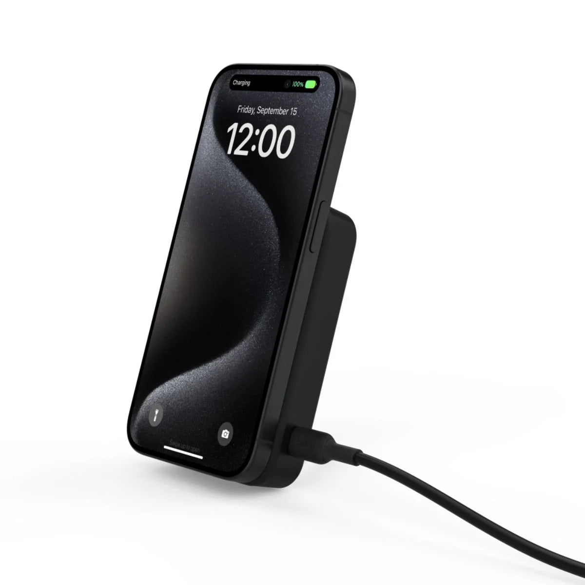 Belkin BoostCharge Qi2 Magnetic 15W Wireless Power Bank + Stand - Black