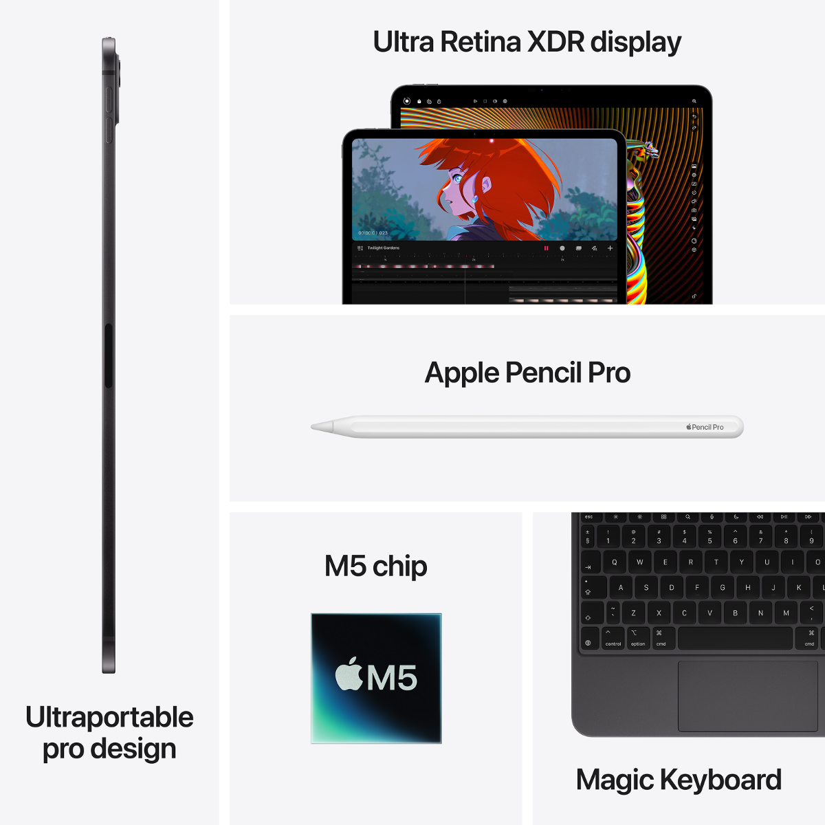 iPad Pro 11-inch Wi-Fi + Cellular 512GB | Apple M5 | Standard Glass - Silver