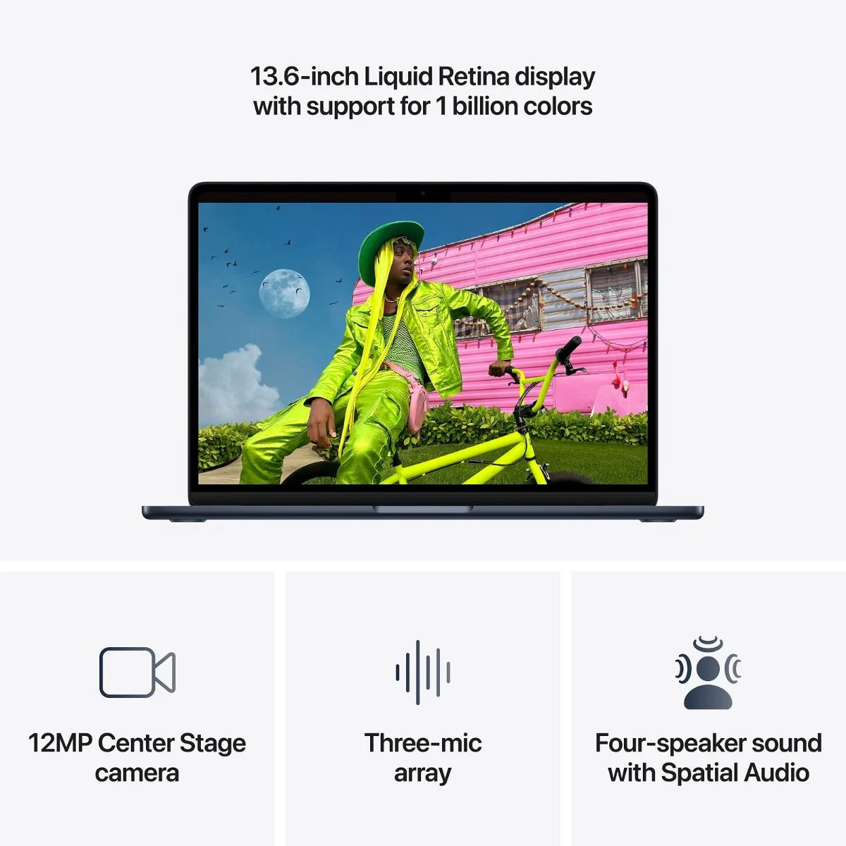 13-inch MacBook Air: Apple M5 chip with 10-core CPU and 10-core GPU, 1TB SSD - Midnight