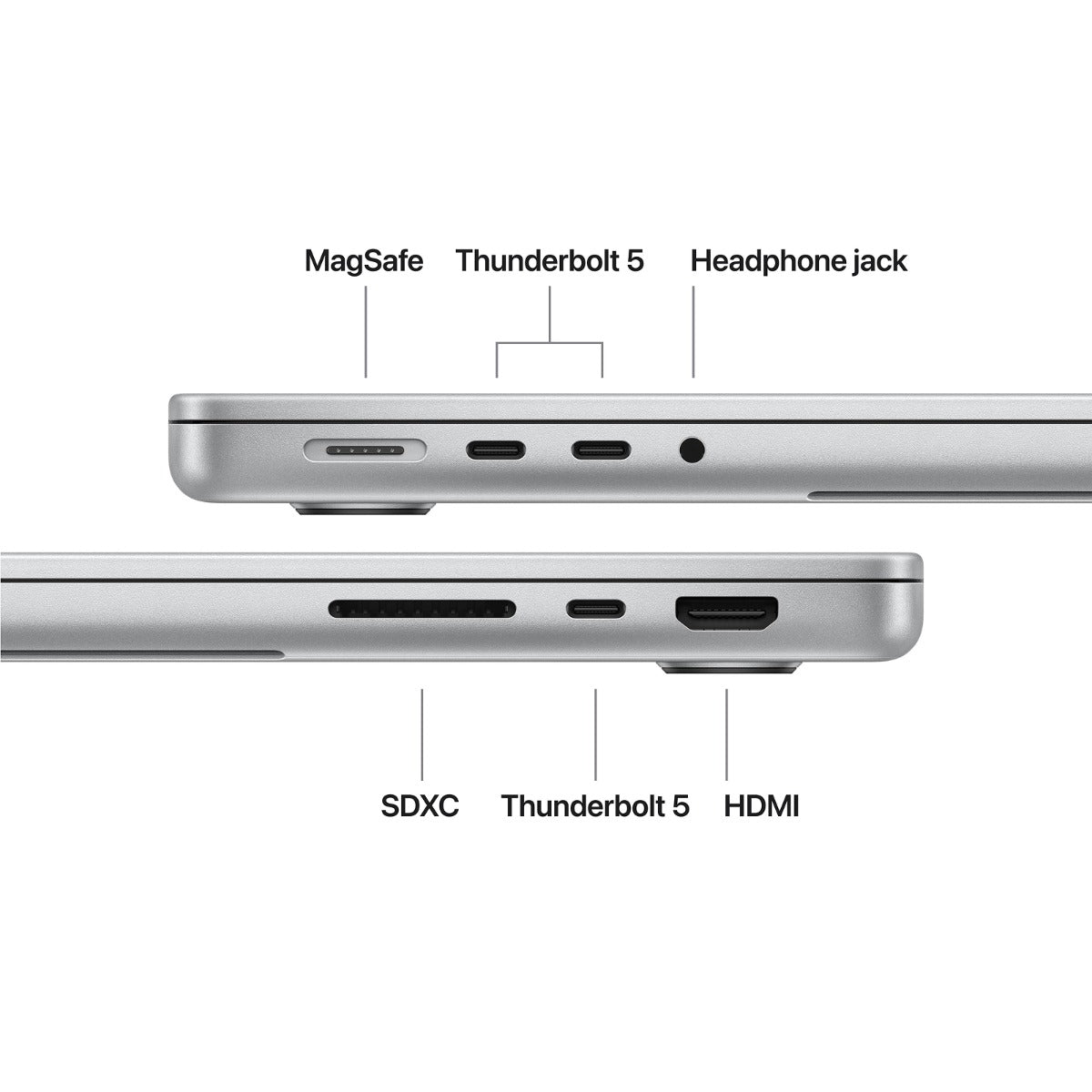 MacBook Pro 14-inch | Apple M5 Pro | 15‑core CPU 16‑core GPU | 24GB | 1TB SSD - Silver