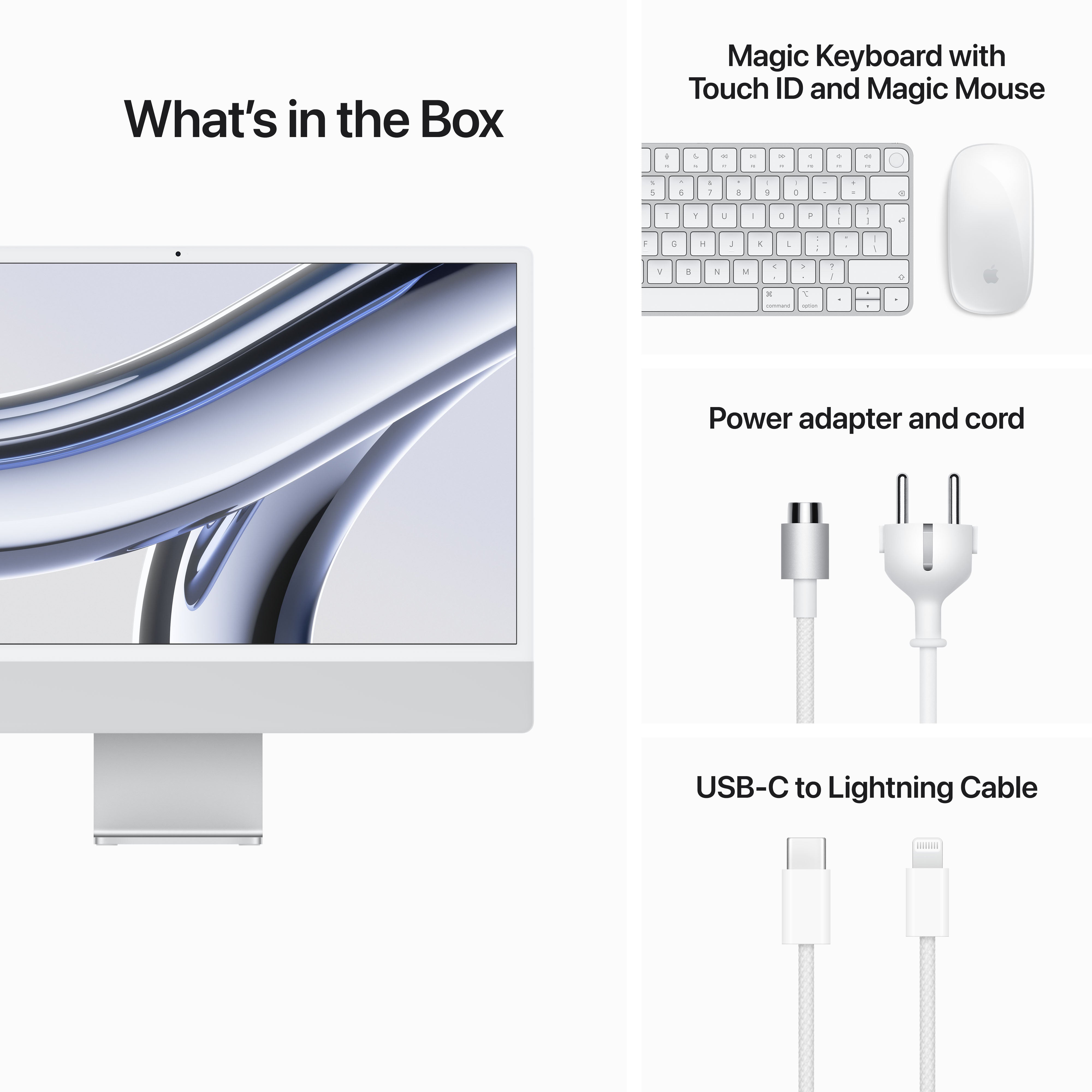 24-inch iMac with Retina 4.5K display:M3 chip 512GB