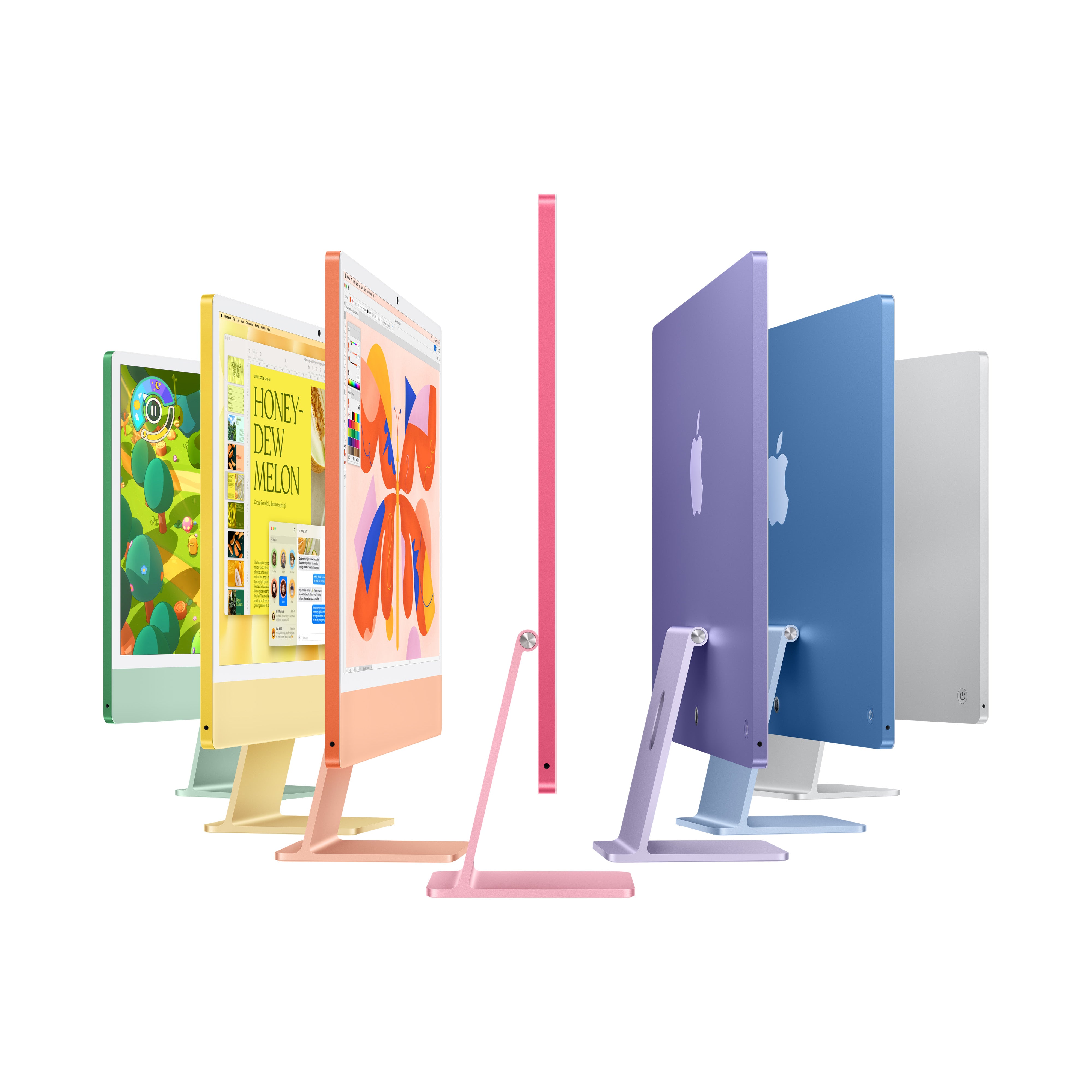 24-inch iMac with Retina 4.5K display, Nano-texture glass: Apple M4 chip with 10‑core CPU and 10‑core GPU, 256GB SSD, 16GB