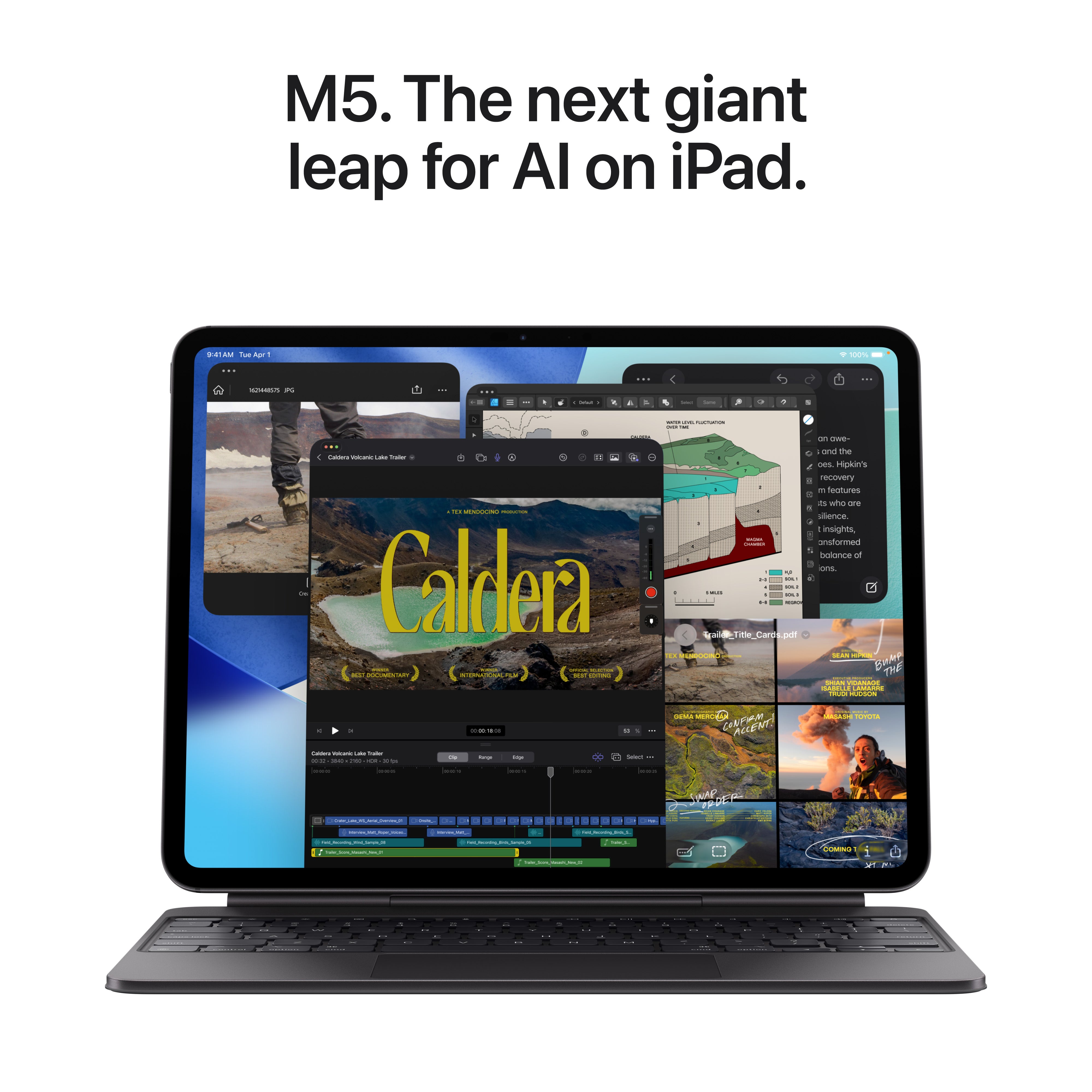 iPad Pro 13-inch Wi‑Fi + Cellular 512GB with standard glass - Silver