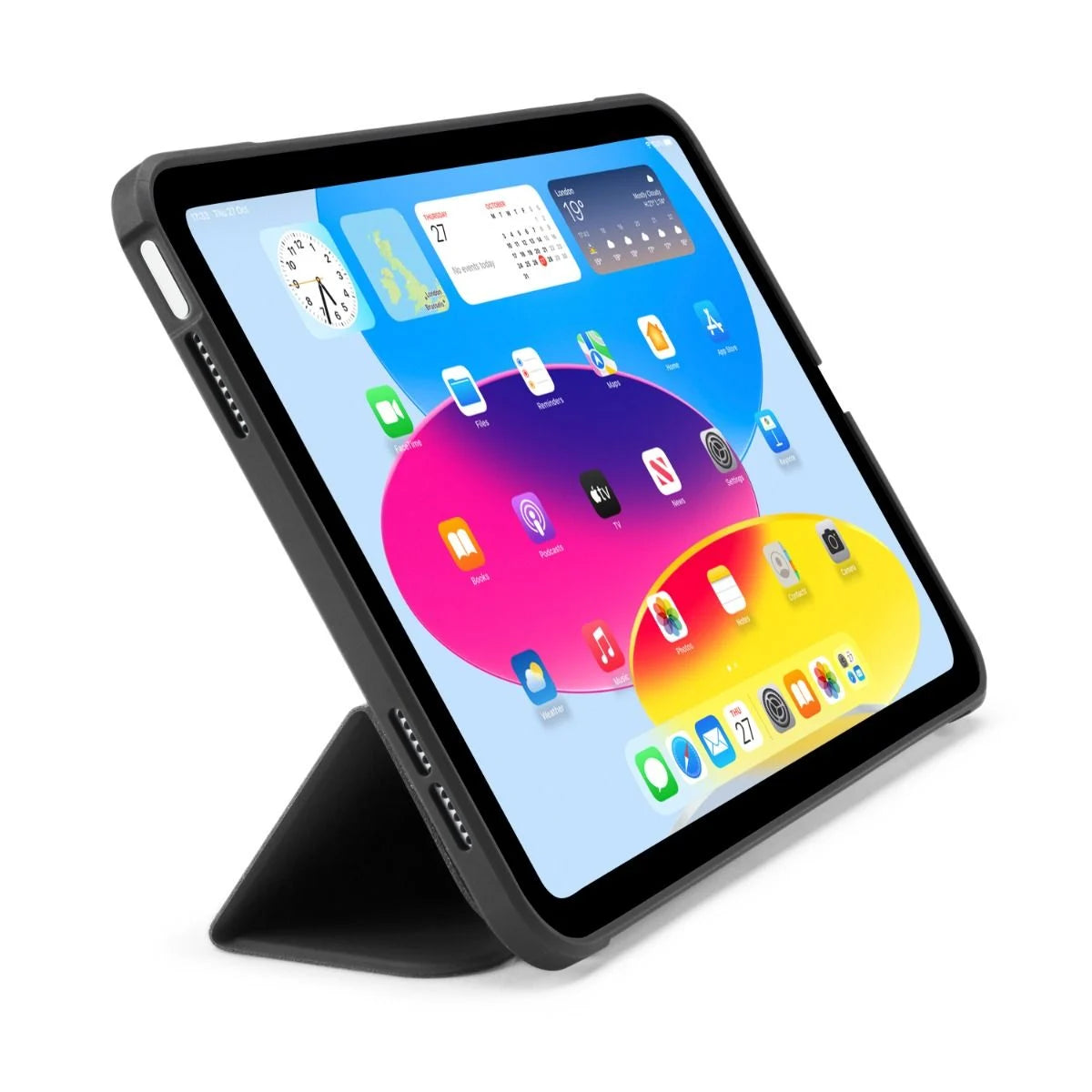 Pipetto Tri-Folio Case for iPad (A16) / iPad (10th Gen) - Black
